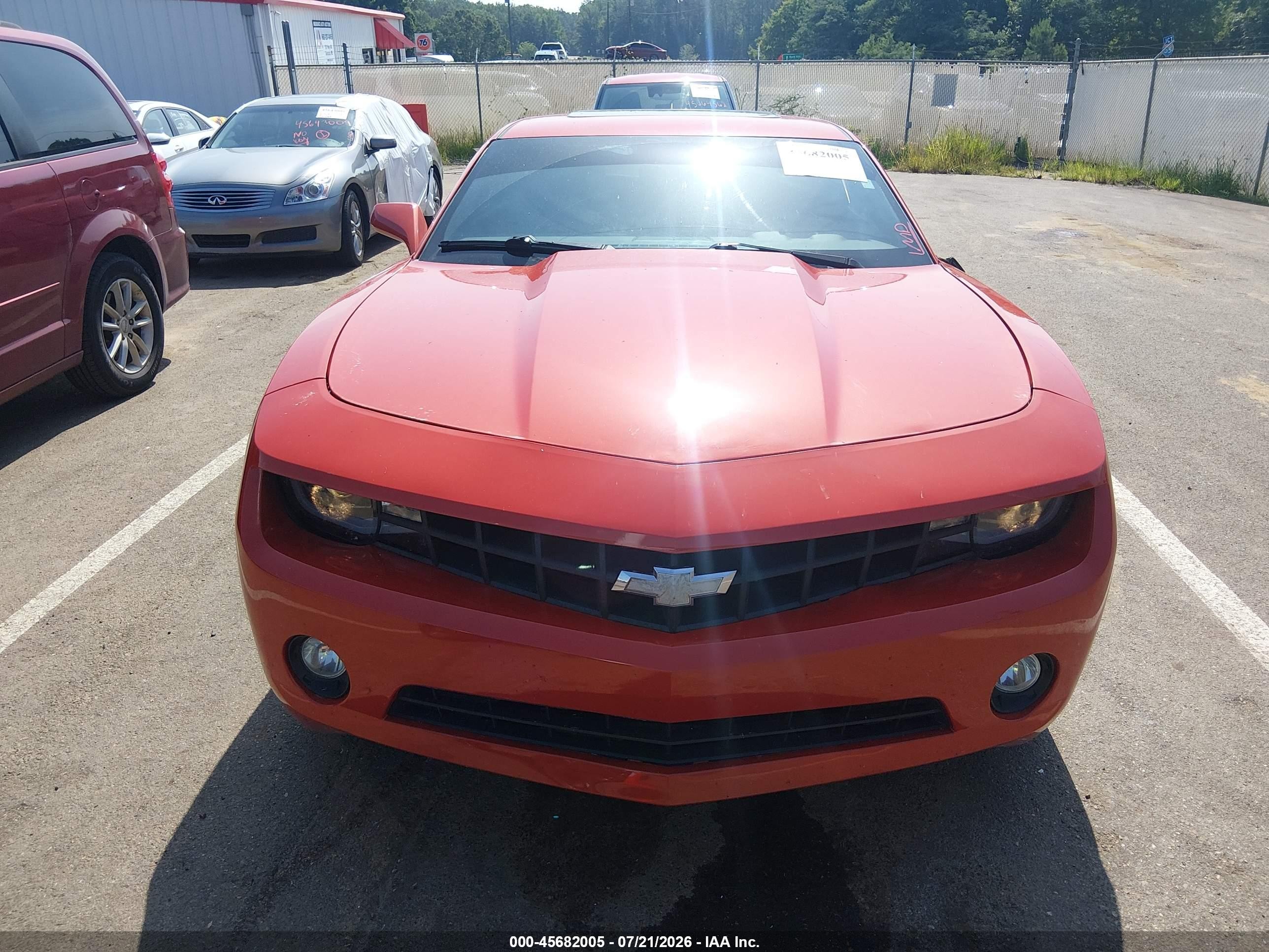 2010 Chevrolet Camaro 2lt Orange vin: 2G1FC1EV0A9148273