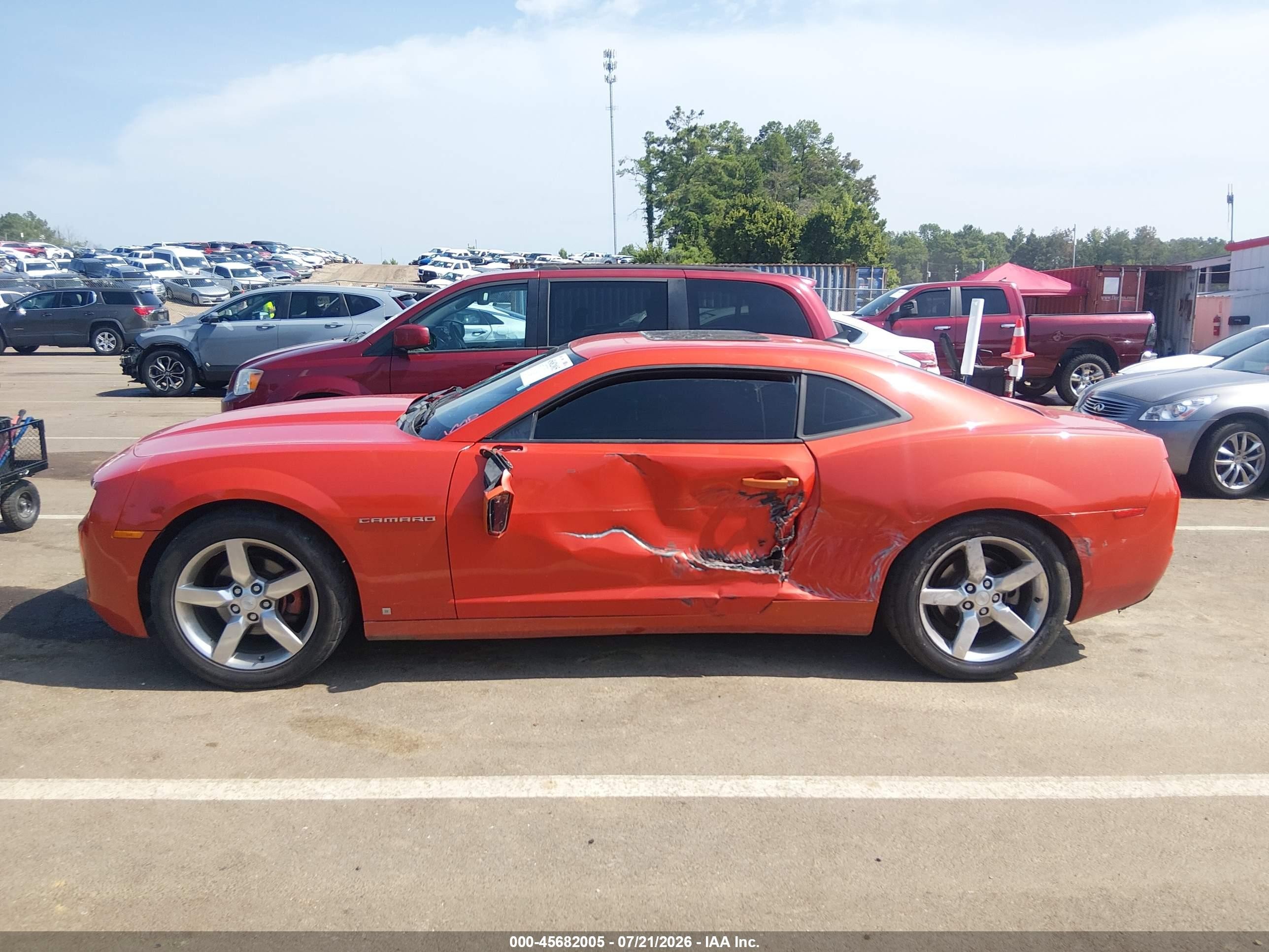 2010 Chevrolet Camaro 2lt Orange vin: 2G1FC1EV0A9148273