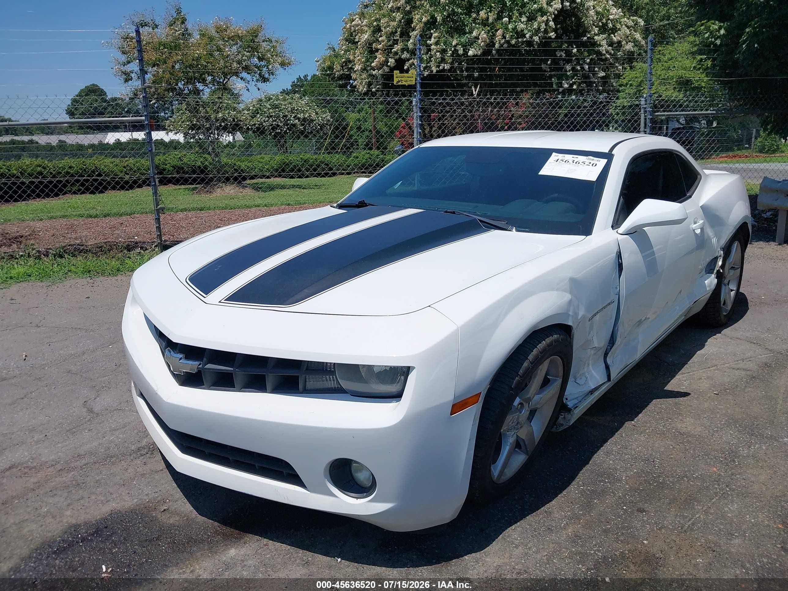 2010 Chevrolet Camaro 2lt Белый vin: 2G1FC1EV0A9162741