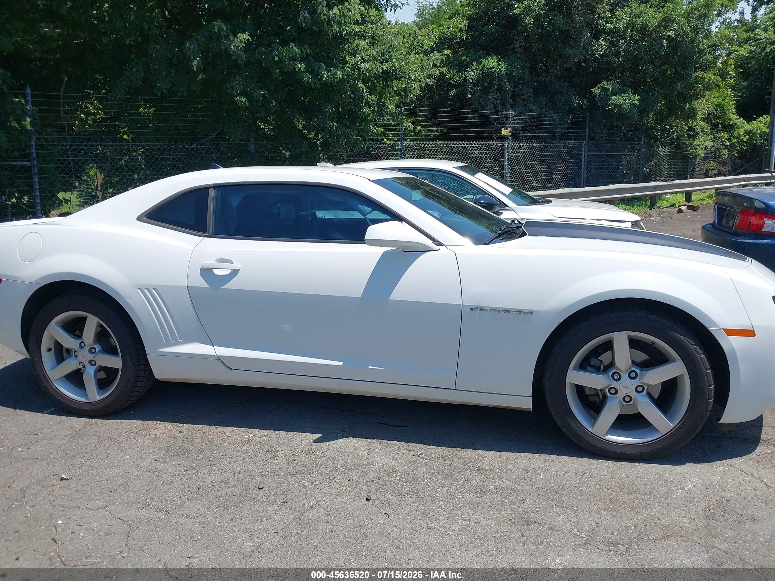 2010 Chevrolet Camaro 2lt Белый vin: 2G1FC1EV0A9162741