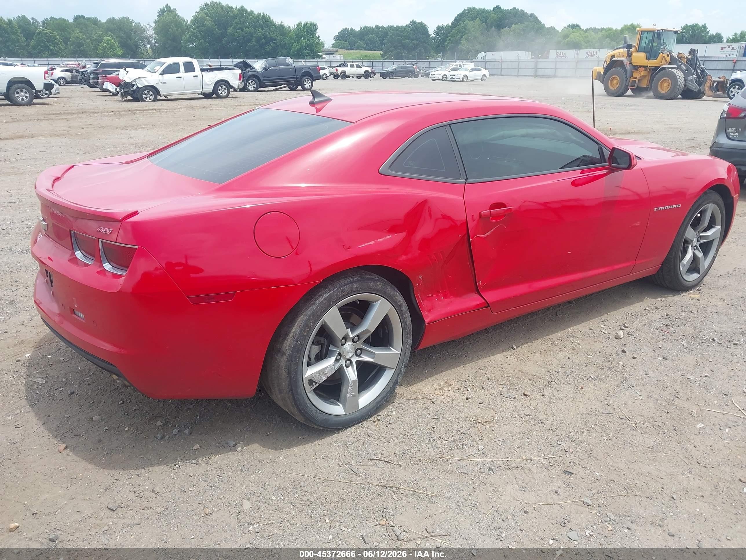 2010 Chevrolet Camaro 2lt Red vin: 2G1FC1EV0A9181645