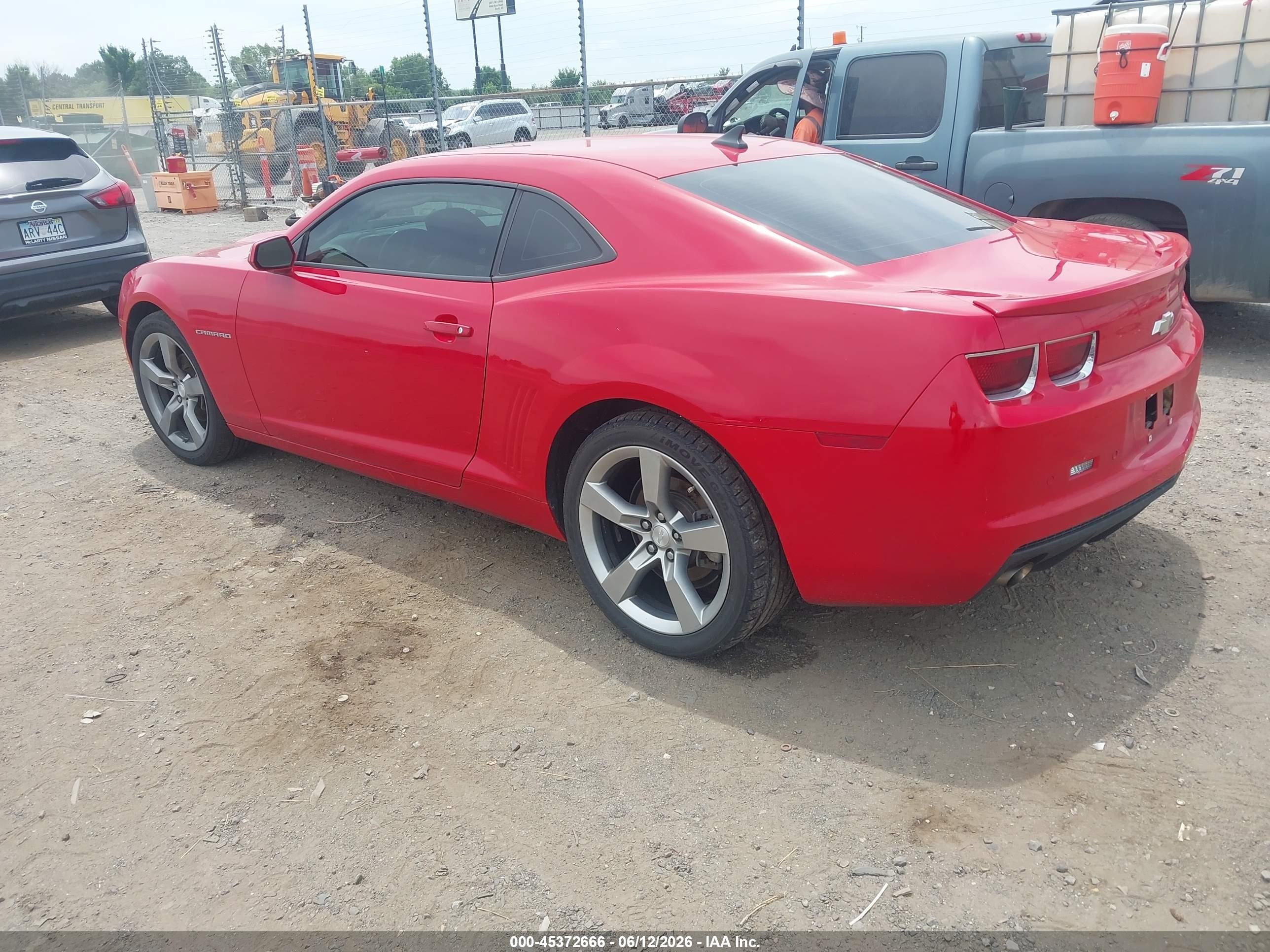 2010 Chevrolet Camaro 2lt Red vin: 2G1FC1EV0A9181645