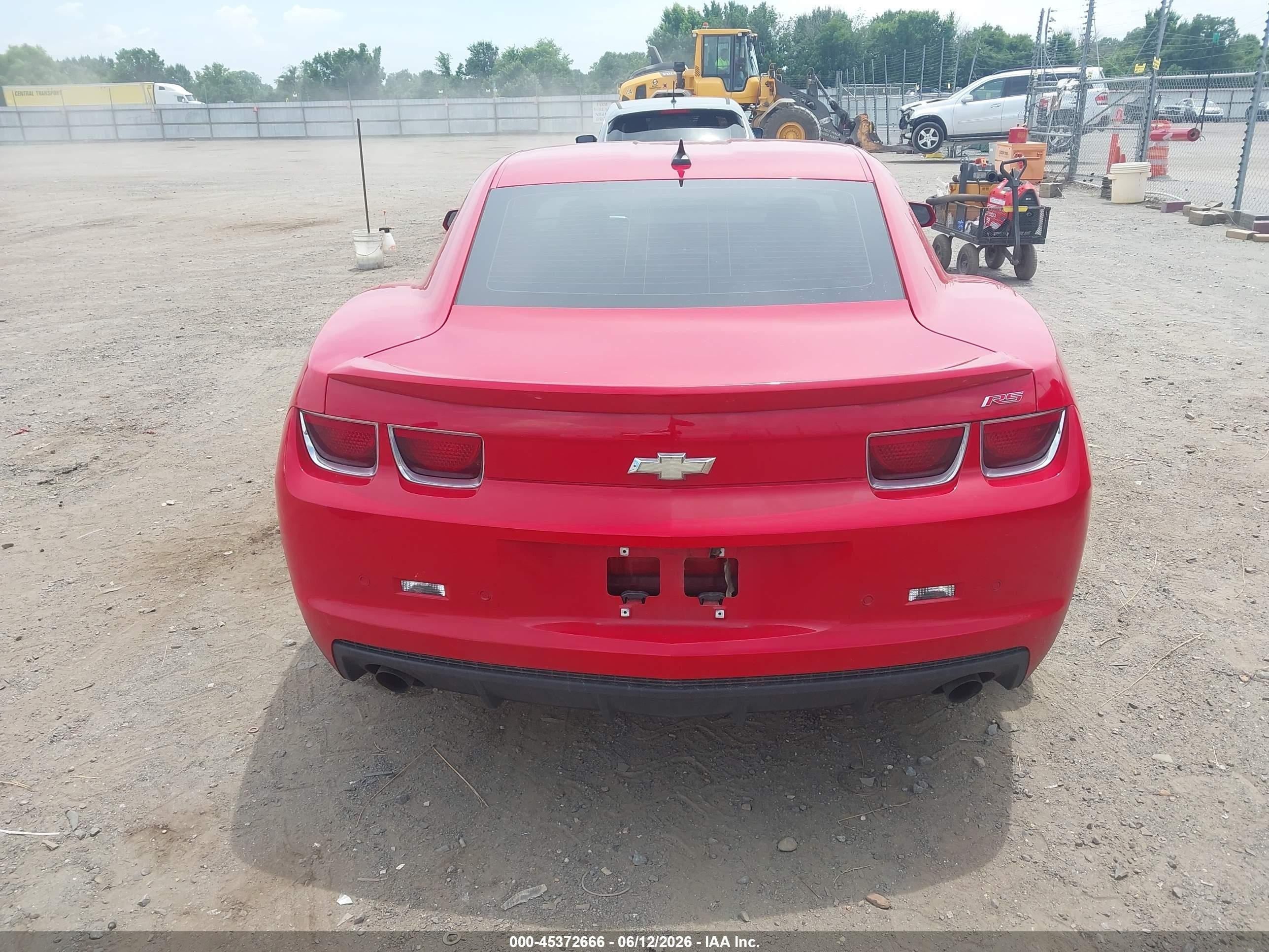 2010 Chevrolet Camaro 2lt Red vin: 2G1FC1EV0A9181645
