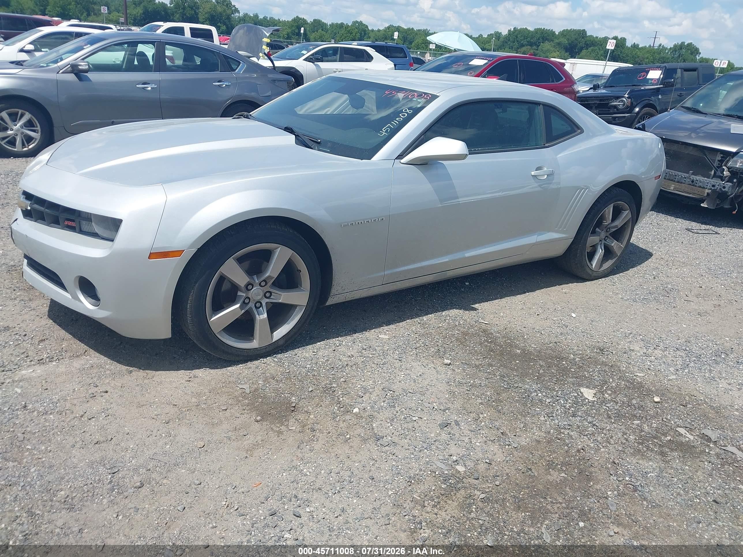 2010 Chevrolet Camaro 2lt Silver vin: 2G1FC1EV0A9222369