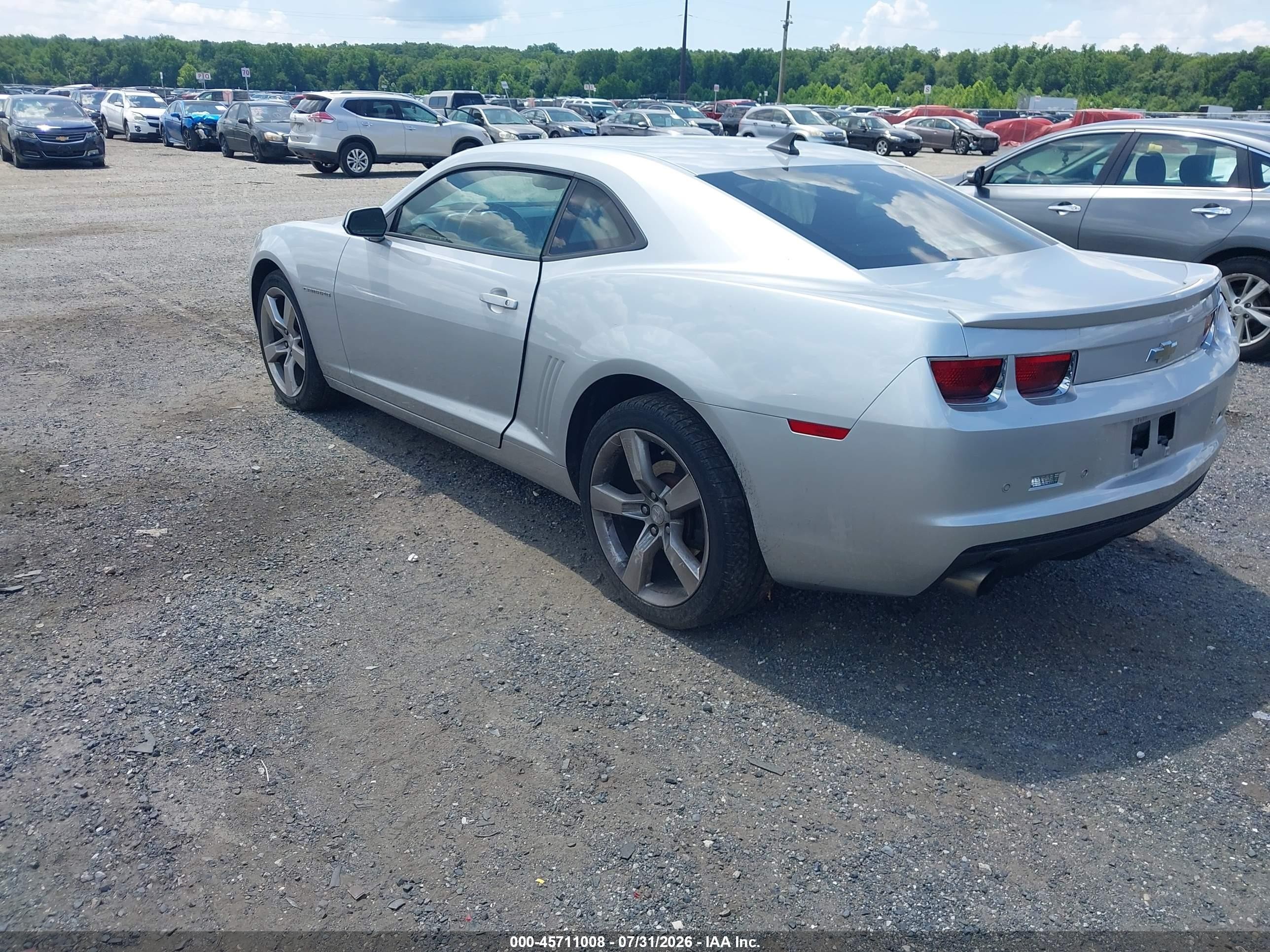 2010 Chevrolet Camaro 2lt Silver vin: 2G1FC1EV0A9222369