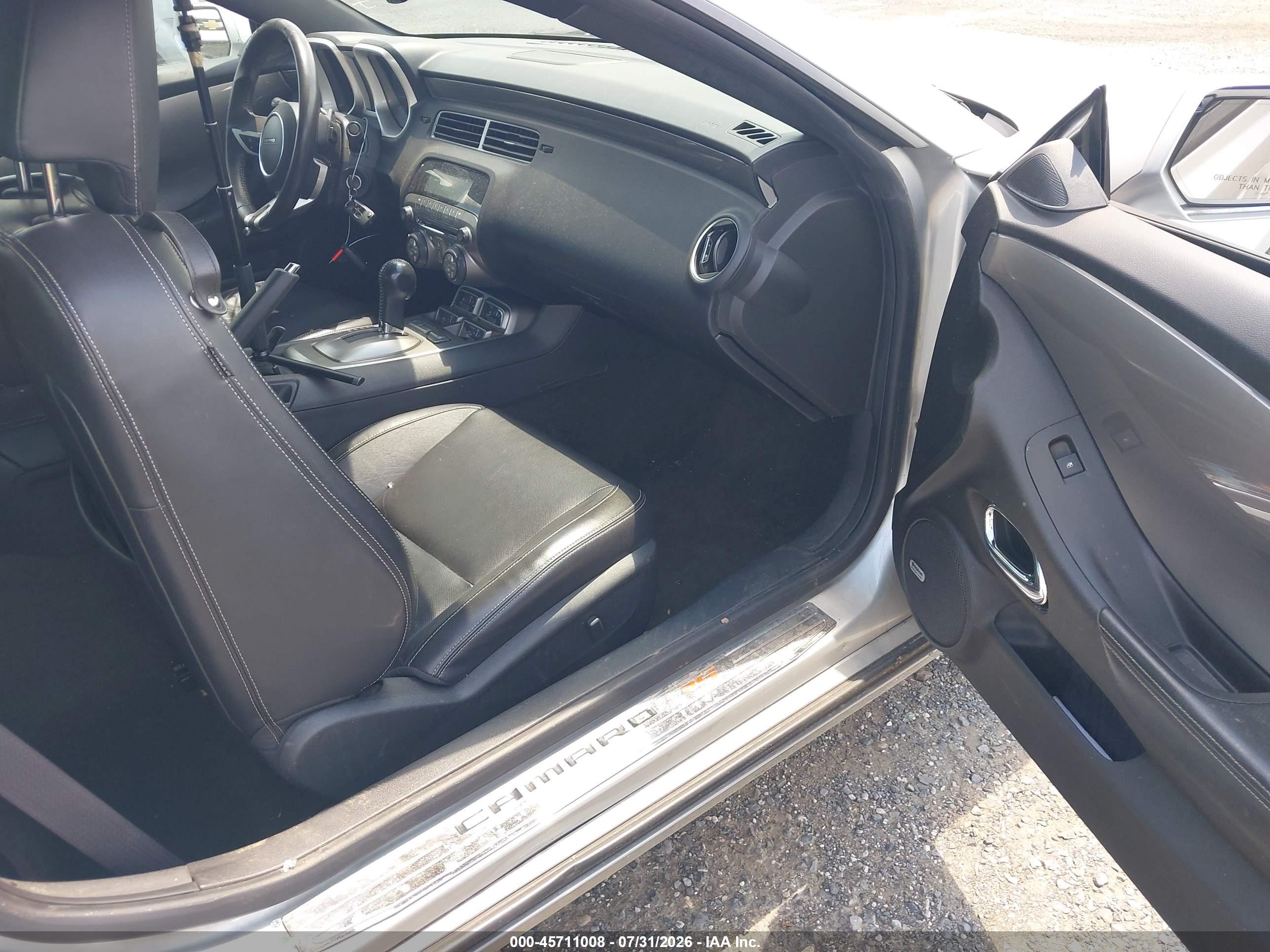 2010 Chevrolet Camaro 2lt Silver vin: 2G1FC1EV0A9222369