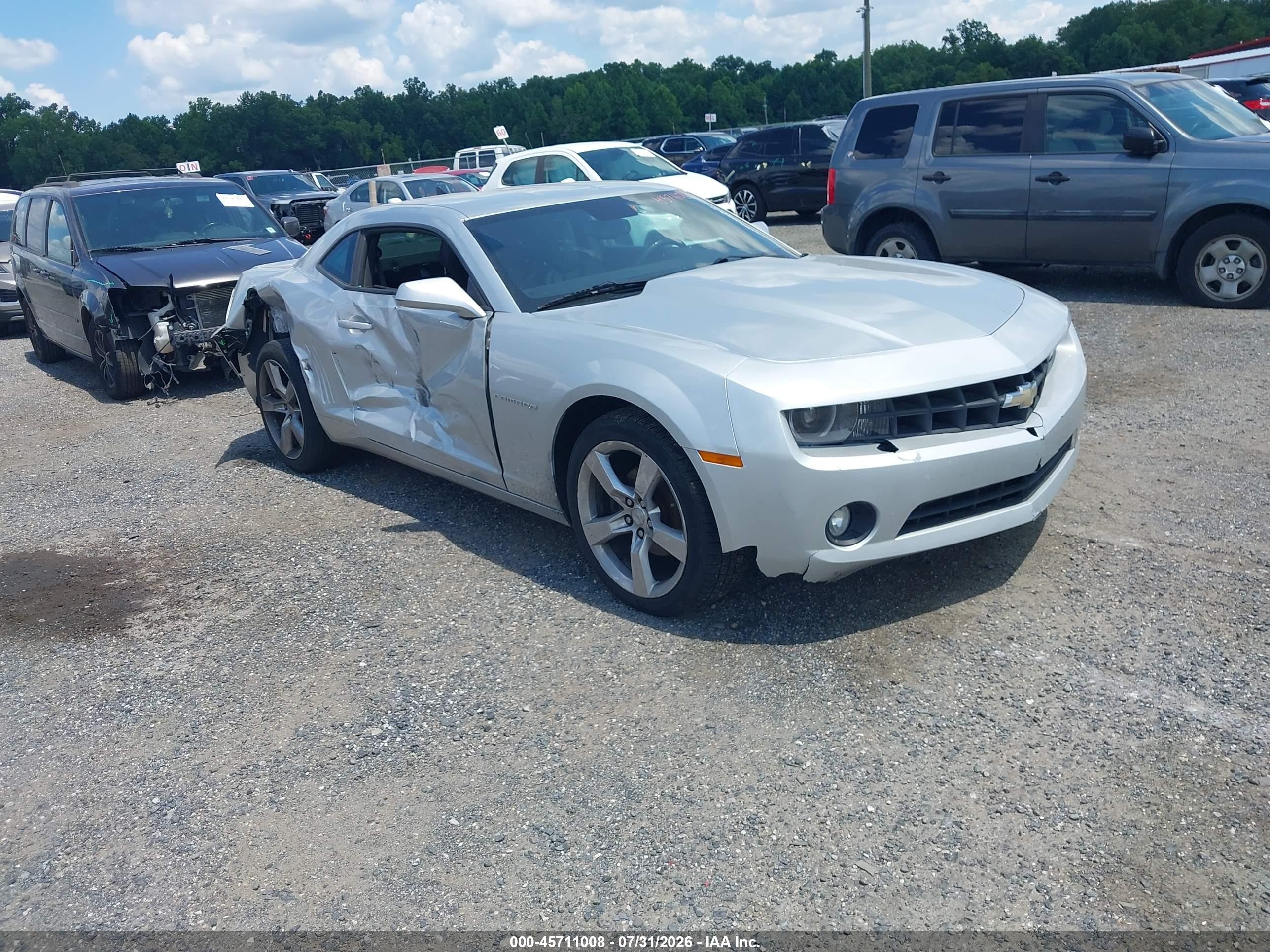 2010 Chevrolet Camaro 2lt Silver vin: 2G1FC1EV0A9222369