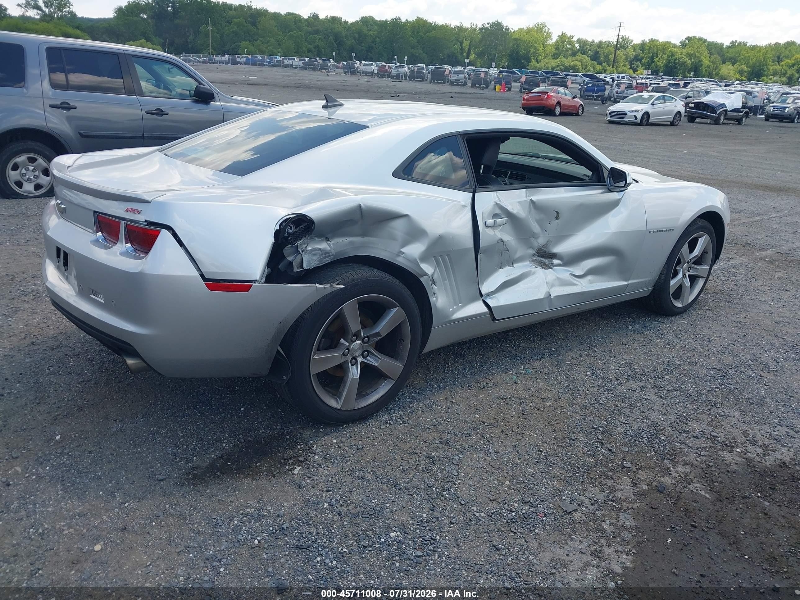 2010 Chevrolet Camaro 2lt Silver vin: 2G1FC1EV0A9222369