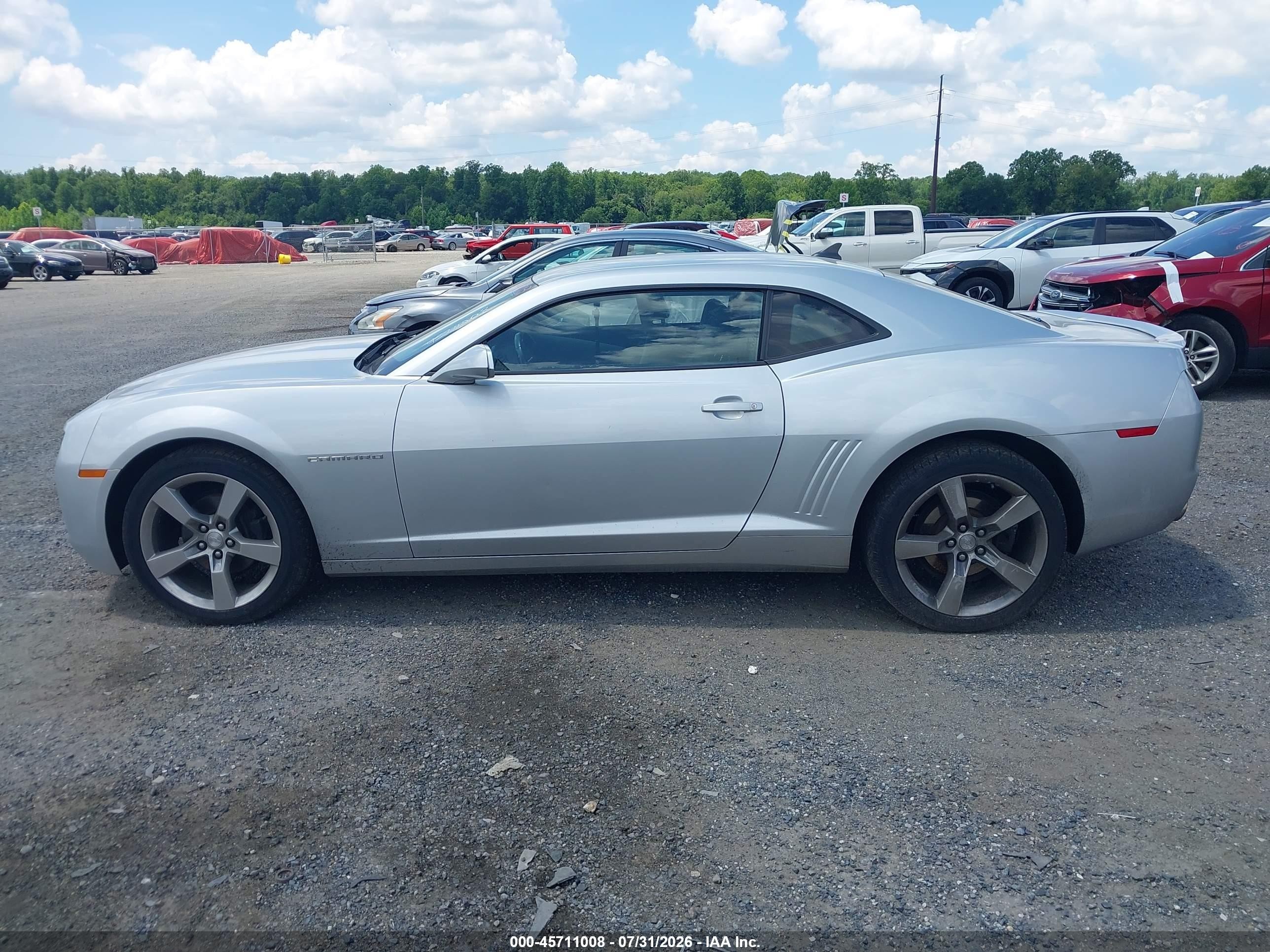 2010 Chevrolet Camaro 2lt Silver vin: 2G1FC1EV0A9222369
