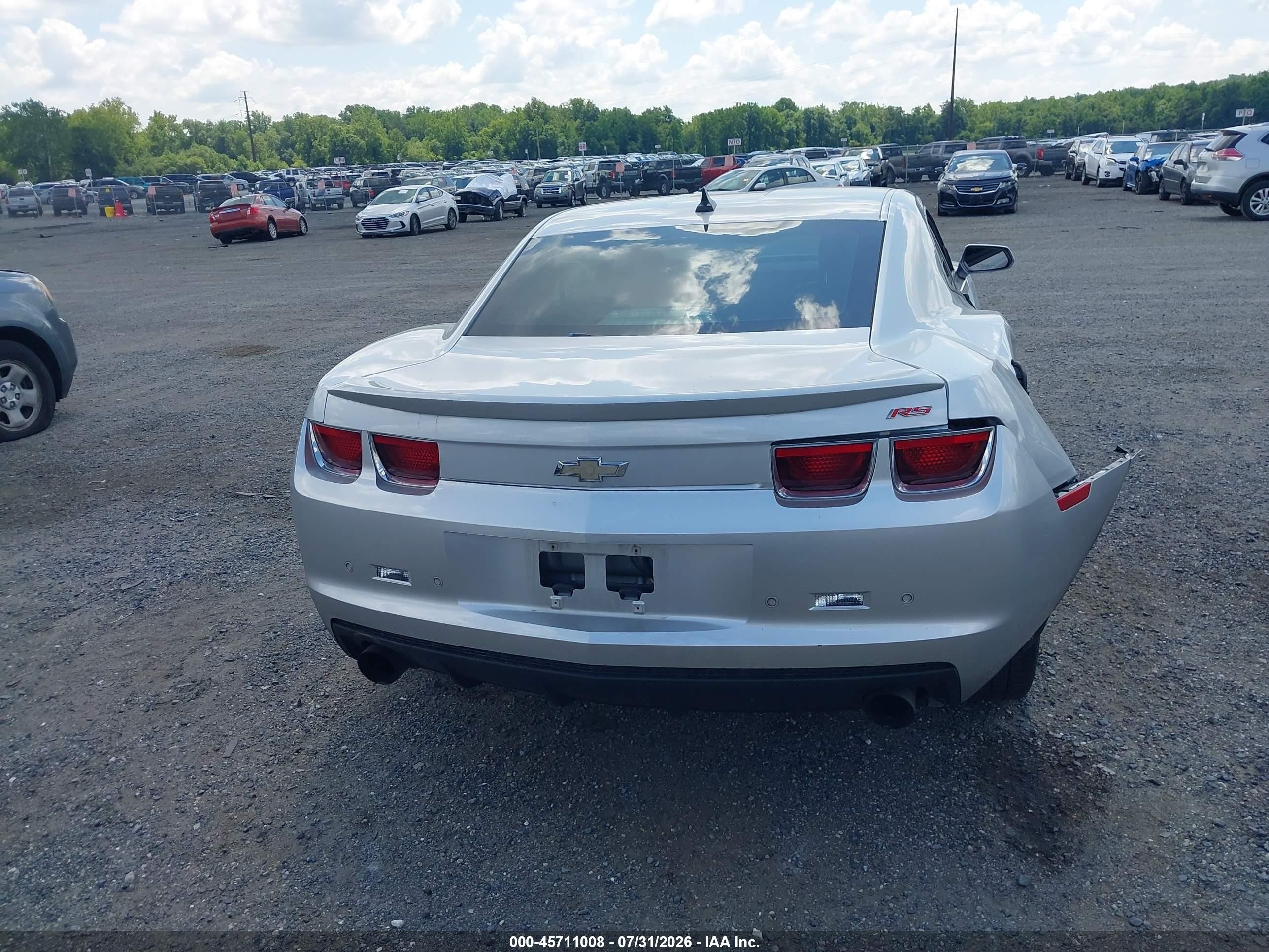 2010 Chevrolet Camaro 2lt Silver vin: 2G1FC1EV0A9222369