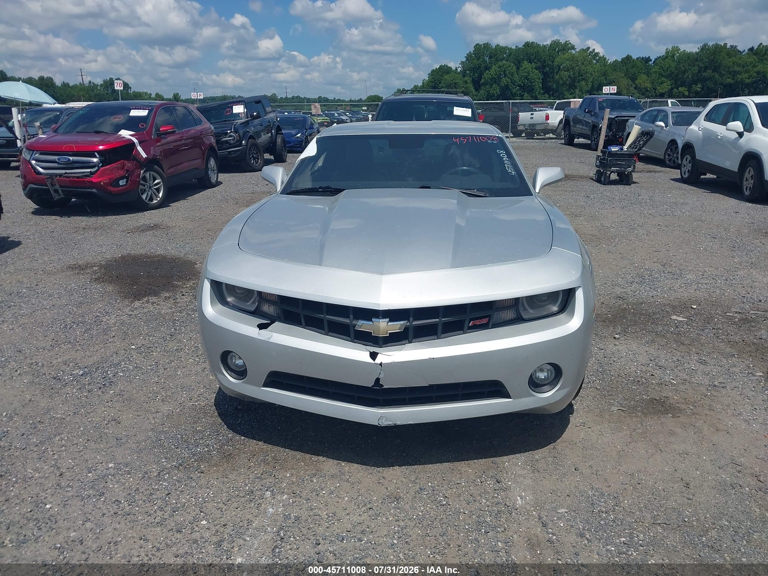 2010 Chevrolet Camaro 2lt Silver vin: 2G1FC1EV0A9222369