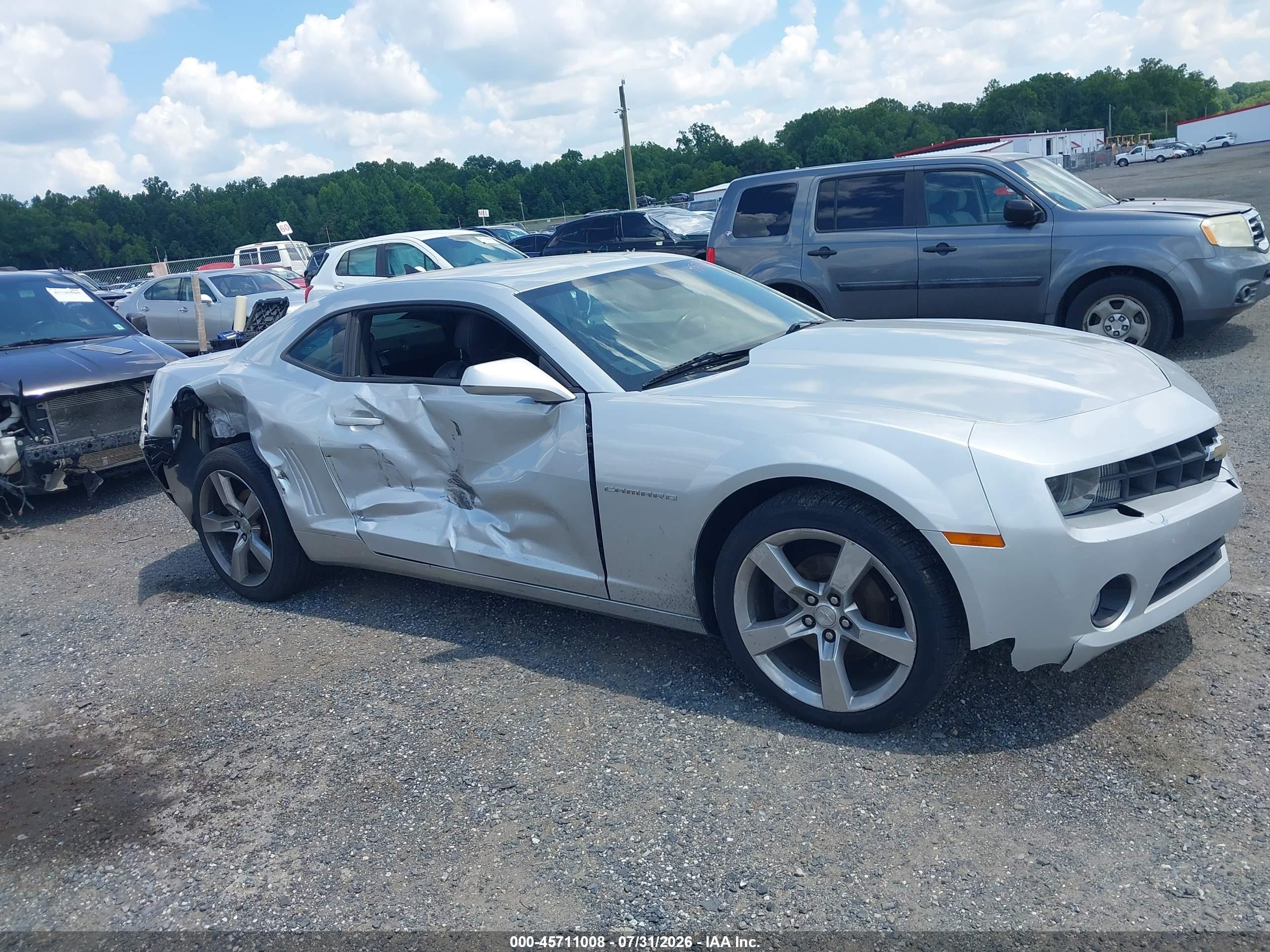 2010 Chevrolet Camaro 2lt Silver vin: 2G1FC1EV0A9222369