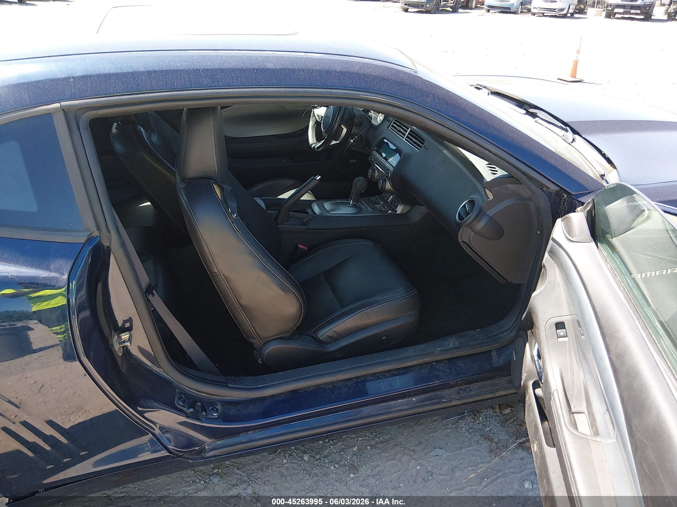 2010 Chevrolet Camaro 2lt Dark Blue vin: 2G1FC1EV1A9191844
