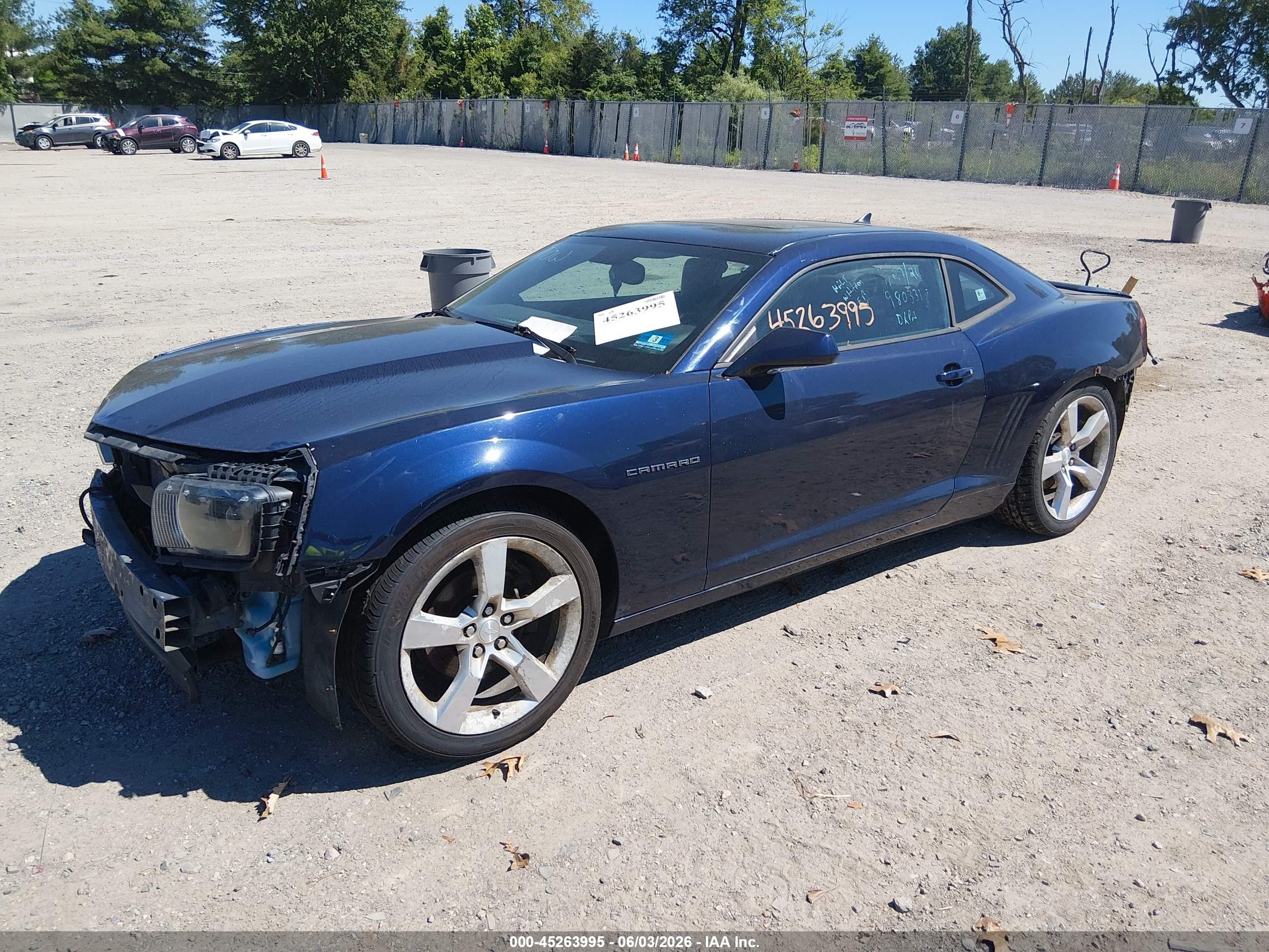 2010 Chevrolet Camaro 2lt Dark Blue vin: 2G1FC1EV1A9191844