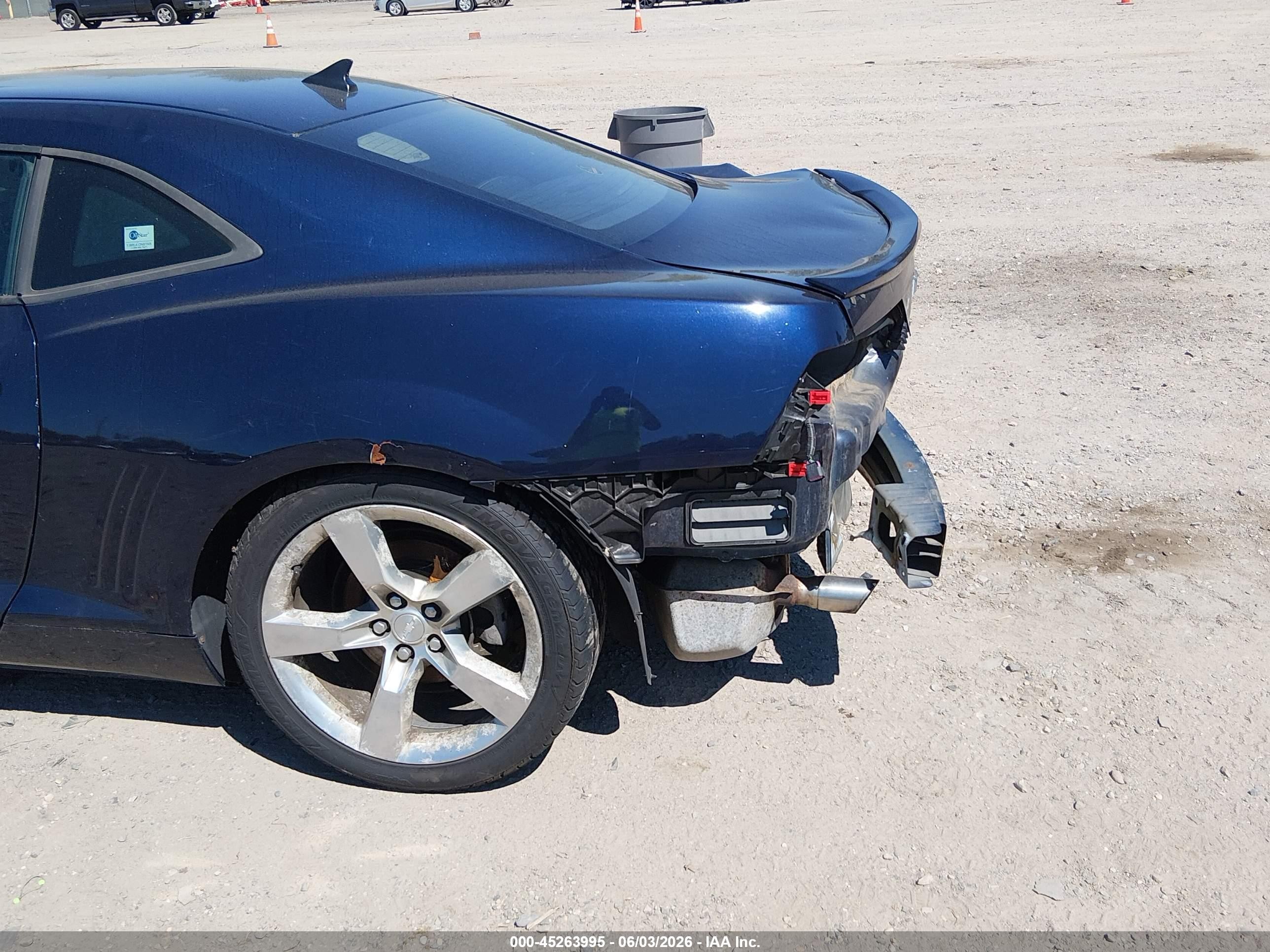 2010 Chevrolet Camaro 2lt Dark Blue vin: 2G1FC1EV1A9191844