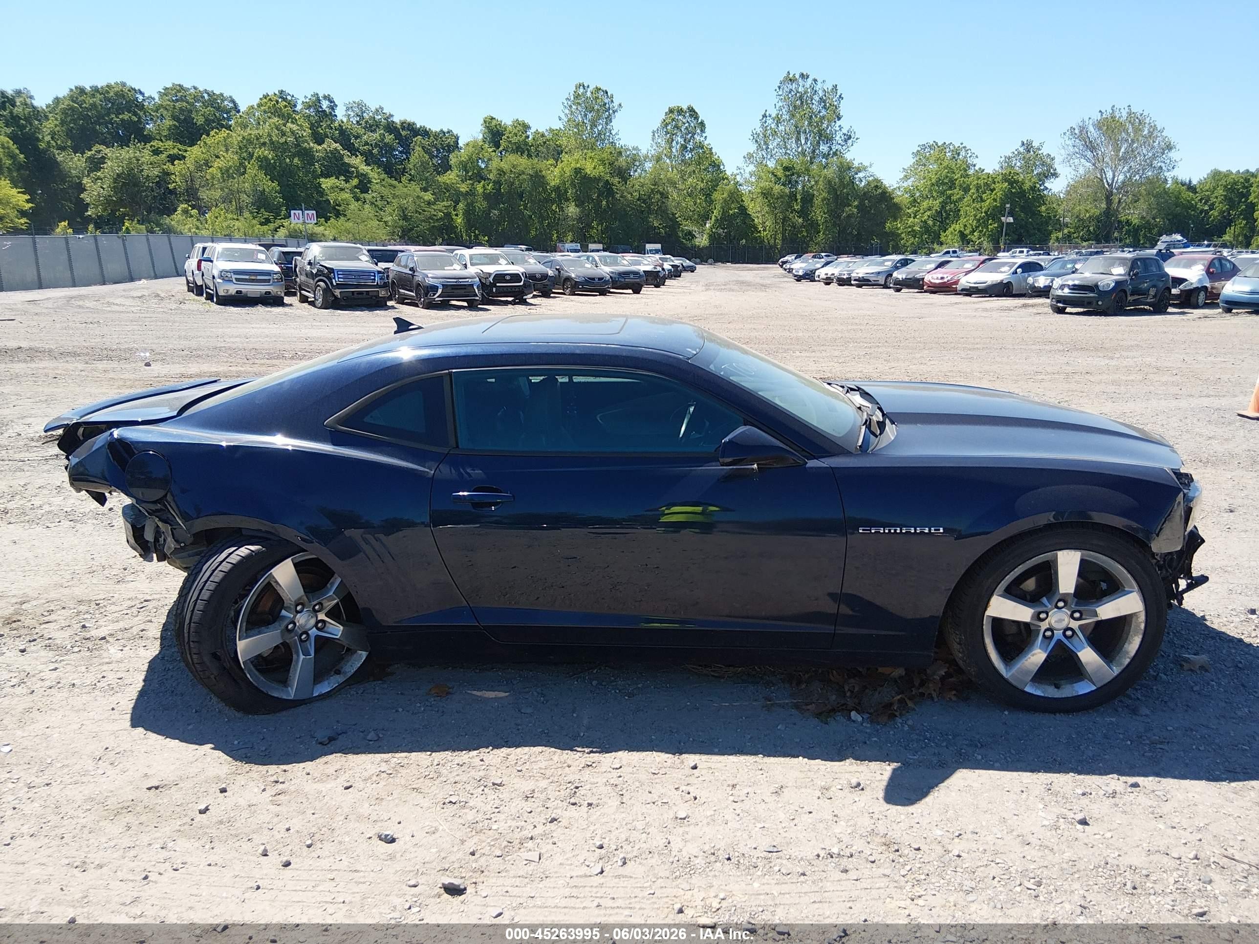 2010 Chevrolet Camaro 2lt Dark Blue vin: 2G1FC1EV1A9191844