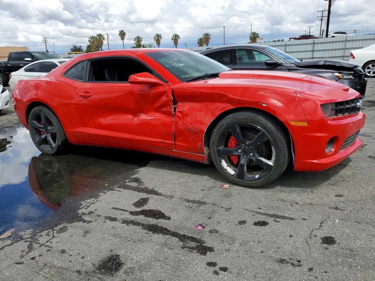 2010 Chevrolet Camaro Ls Red vin: 2G1FC1EV3A9216825