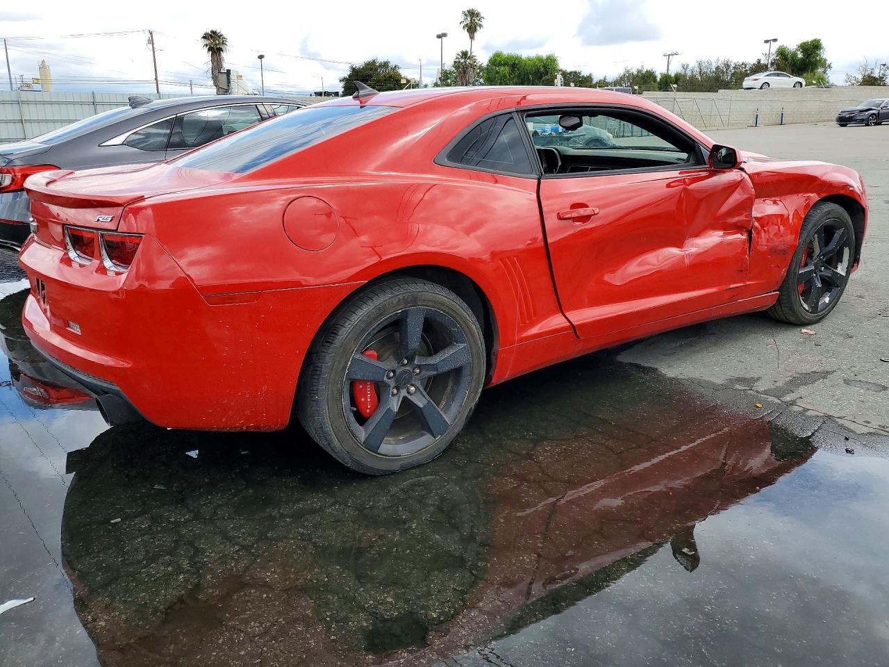 2010 Chevrolet Camaro Ls Red vin: 2G1FC1EV3A9216825