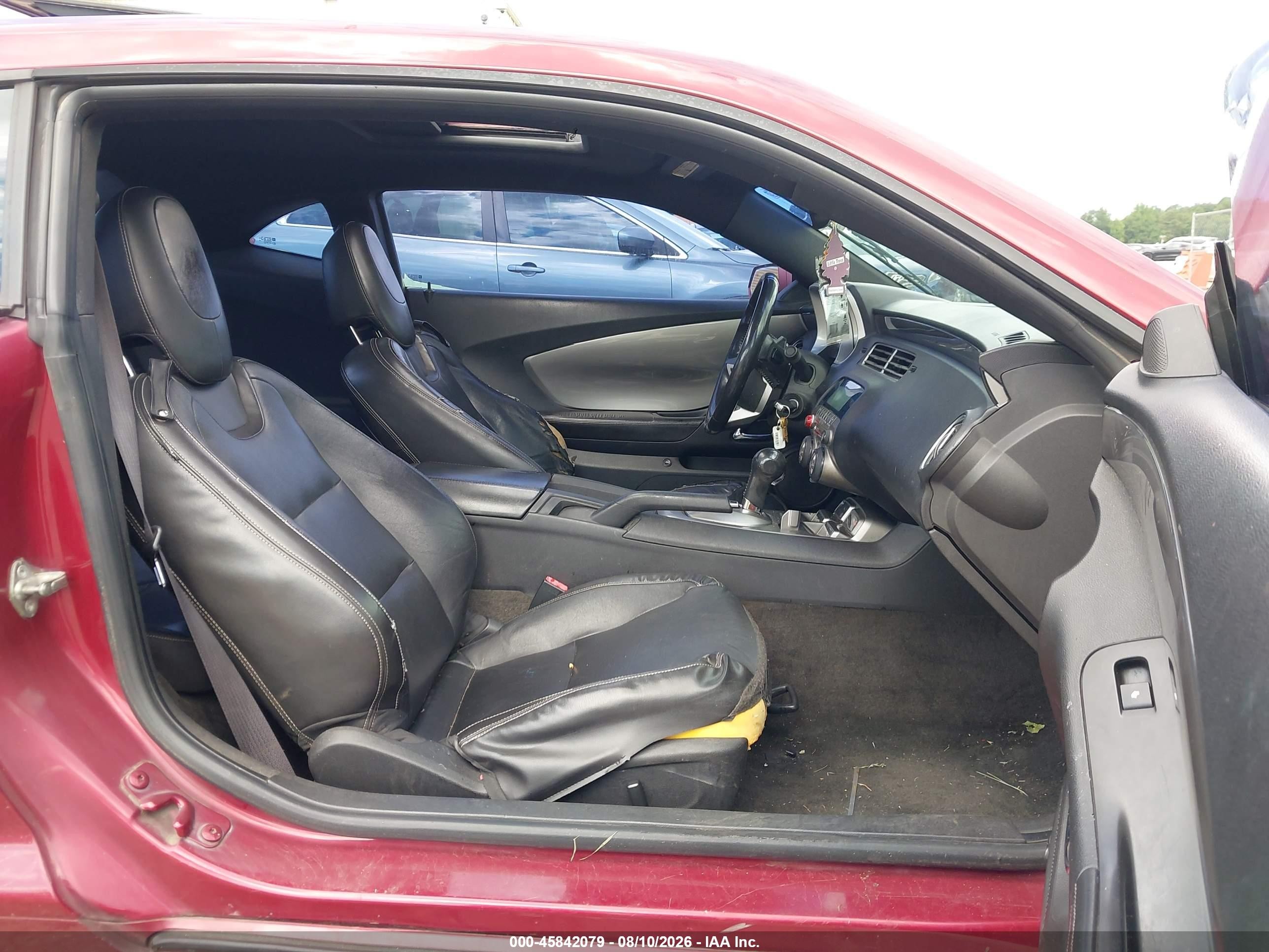 2010 Chevrolet Camaro 2lt Red vin: 2G1FC1EV3A9217005
