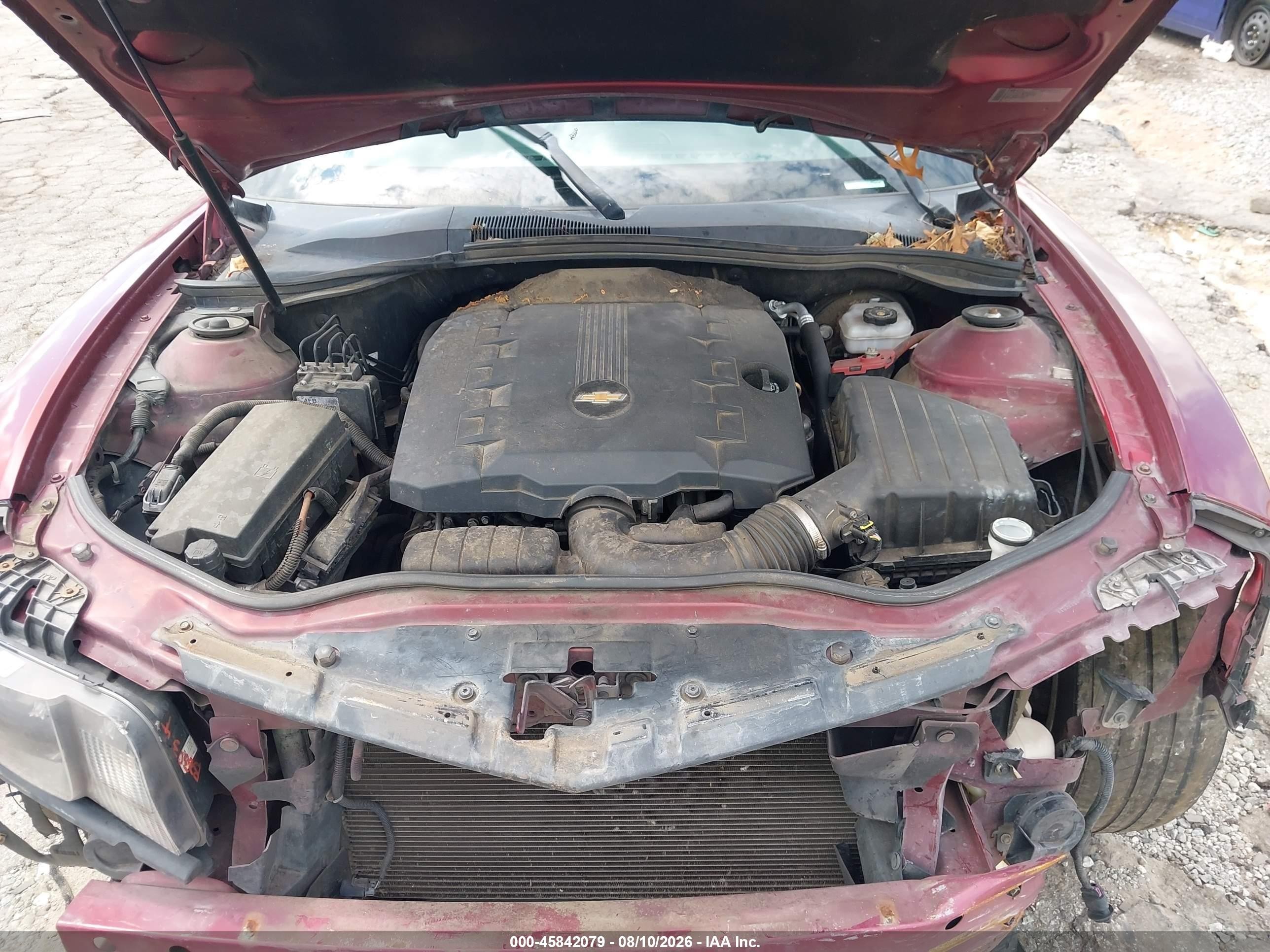 2010 Chevrolet Camaro 2lt Red vin: 2G1FC1EV3A9217005