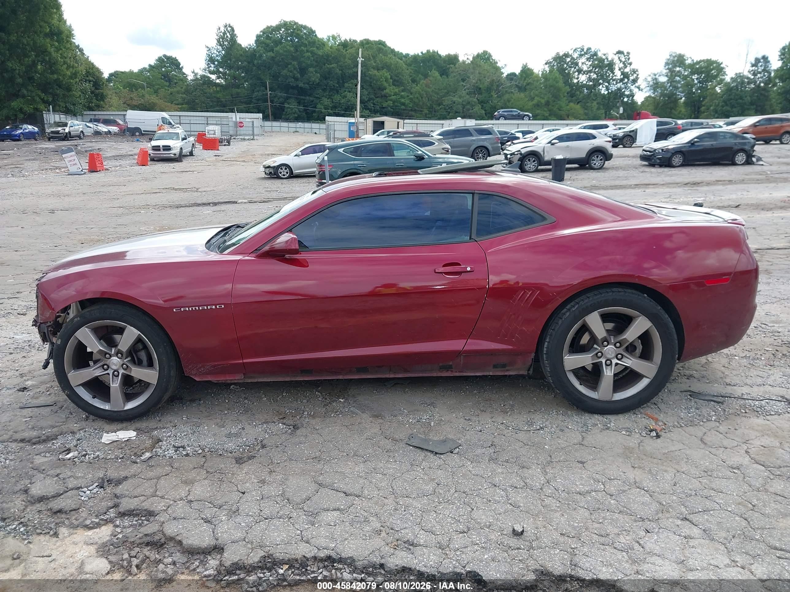 2010 Chevrolet Camaro 2lt Red vin: 2G1FC1EV3A9217005