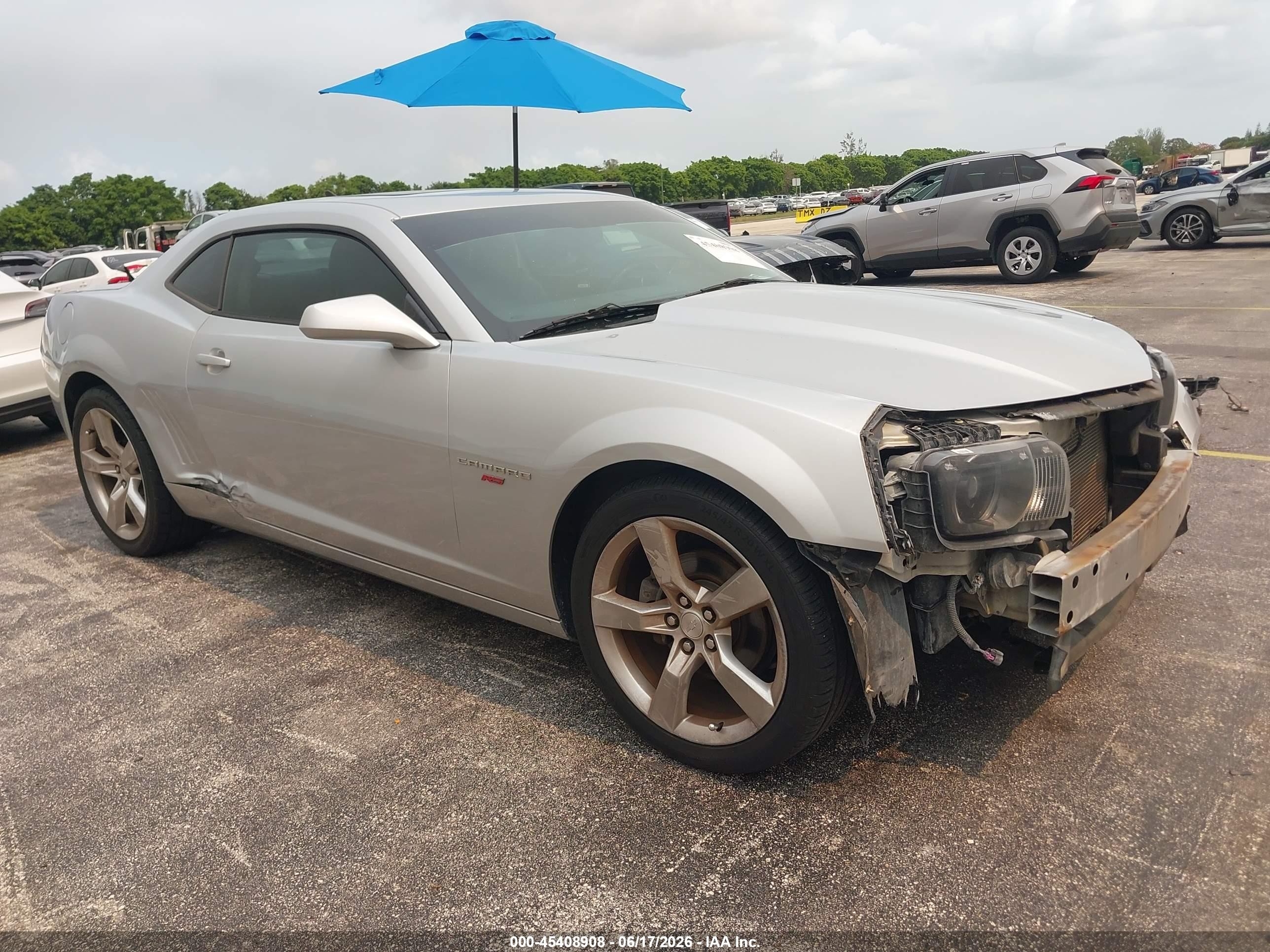 2010 Chevrolet Camaro 2lt Silver vin: 2G1FC1EV3A9224715