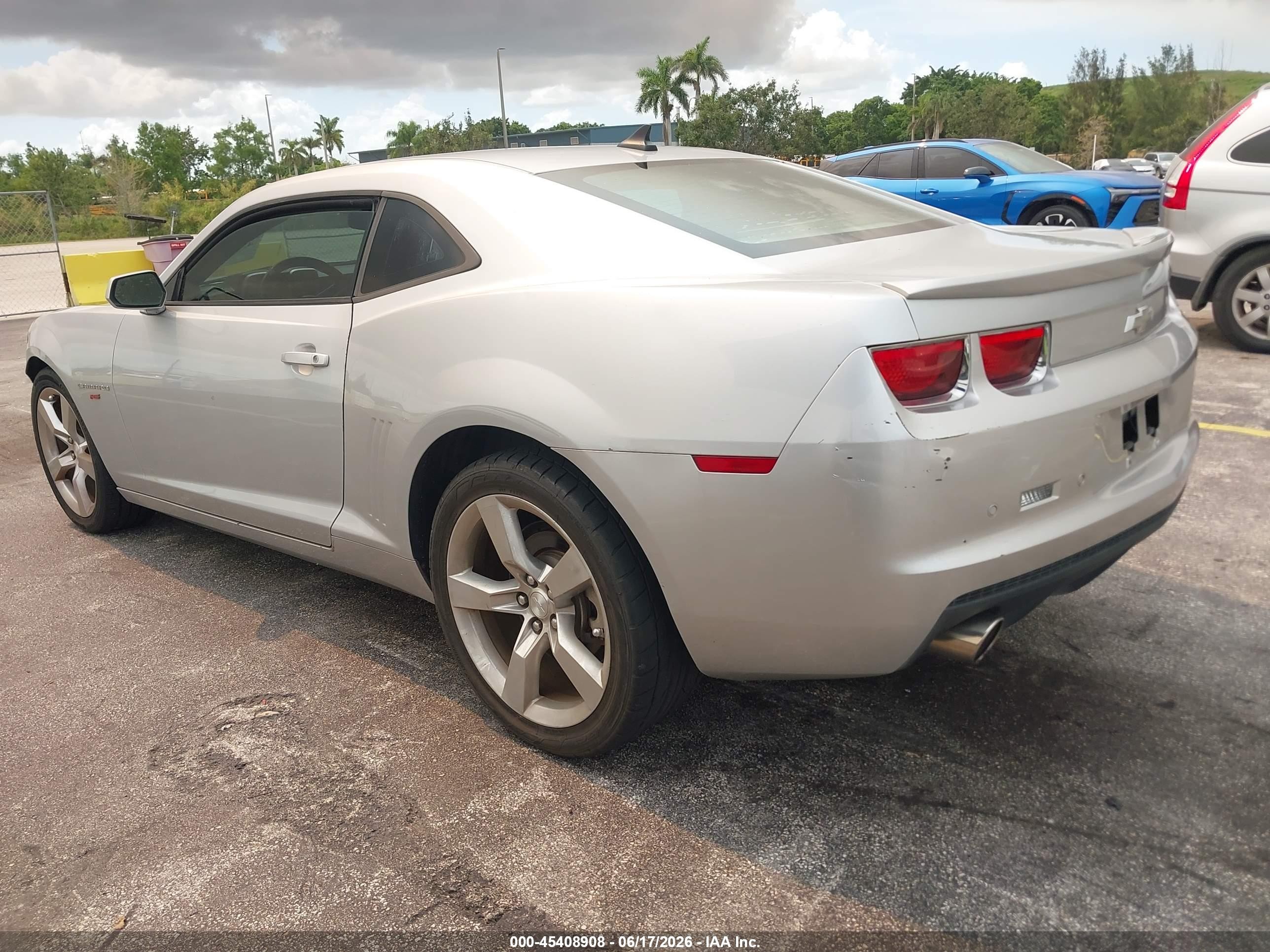 2010 Chevrolet Camaro 2lt Silver vin: 2G1FC1EV3A9224715