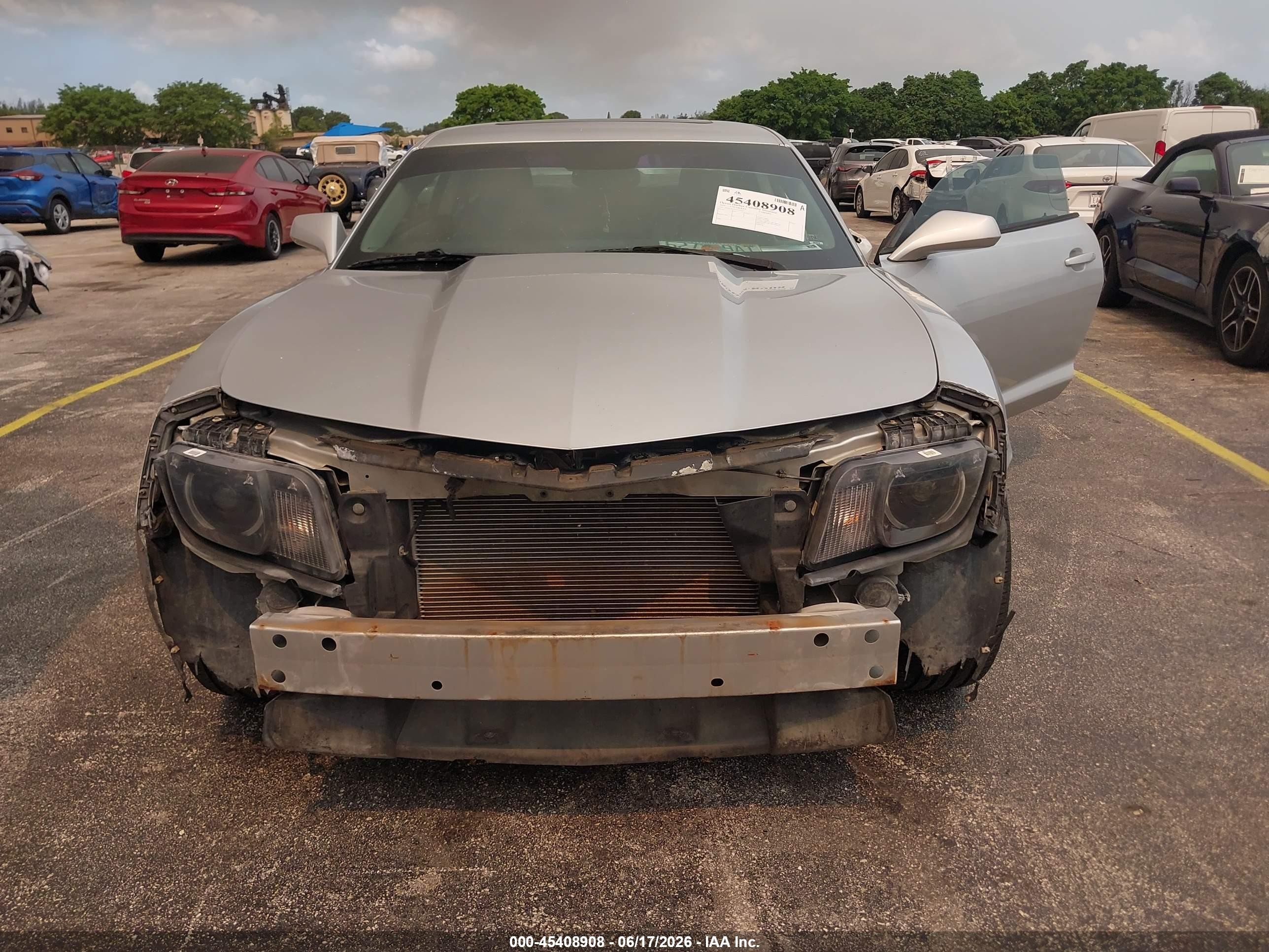 2010 Chevrolet Camaro 2lt Silver vin: 2G1FC1EV3A9224715