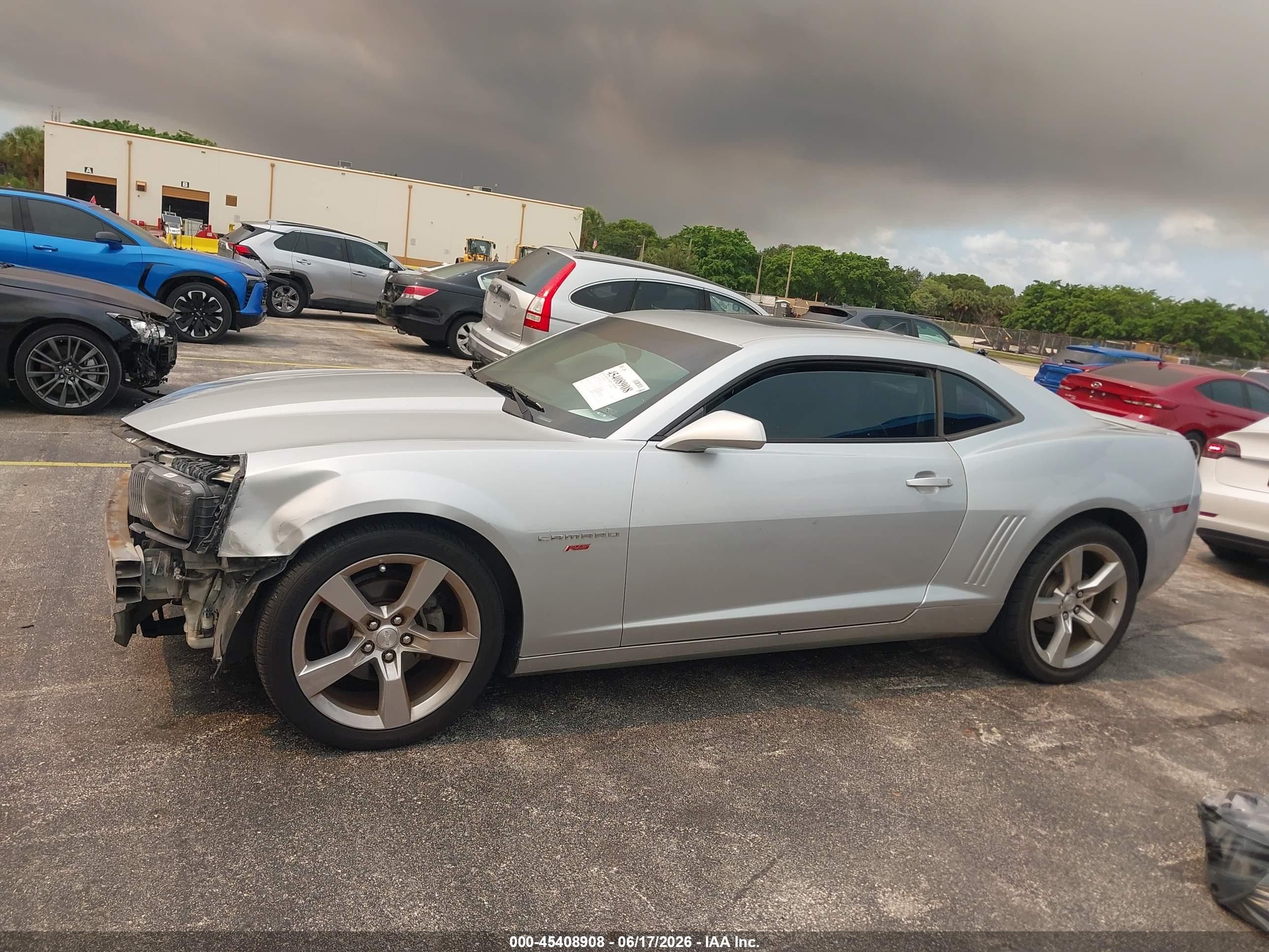 2010 Chevrolet Camaro 2lt Silver vin: 2G1FC1EV3A9224715