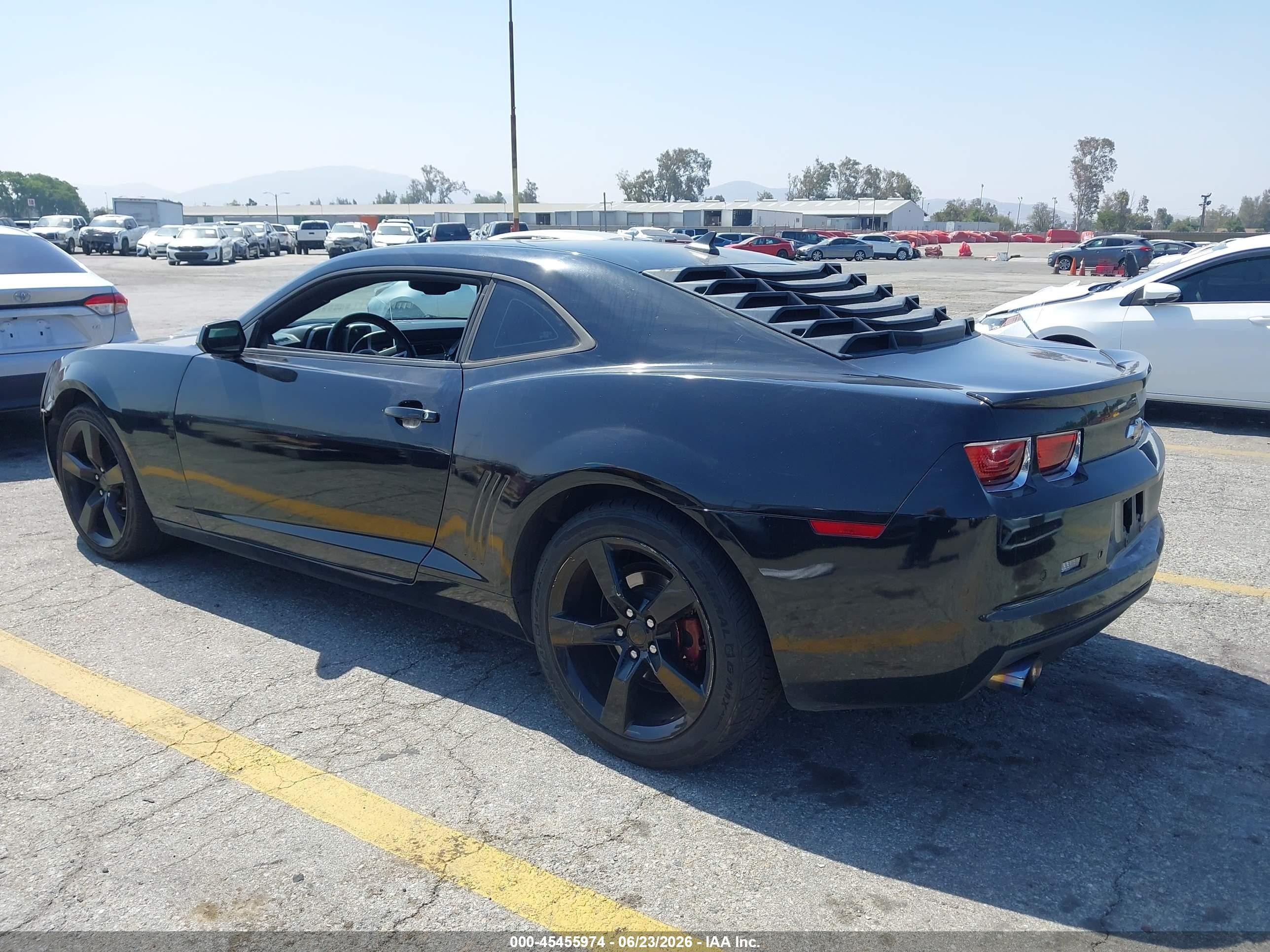 2010 Chevrolet Camaro 2lt Black vin: 2G1FC1EV3A9225914