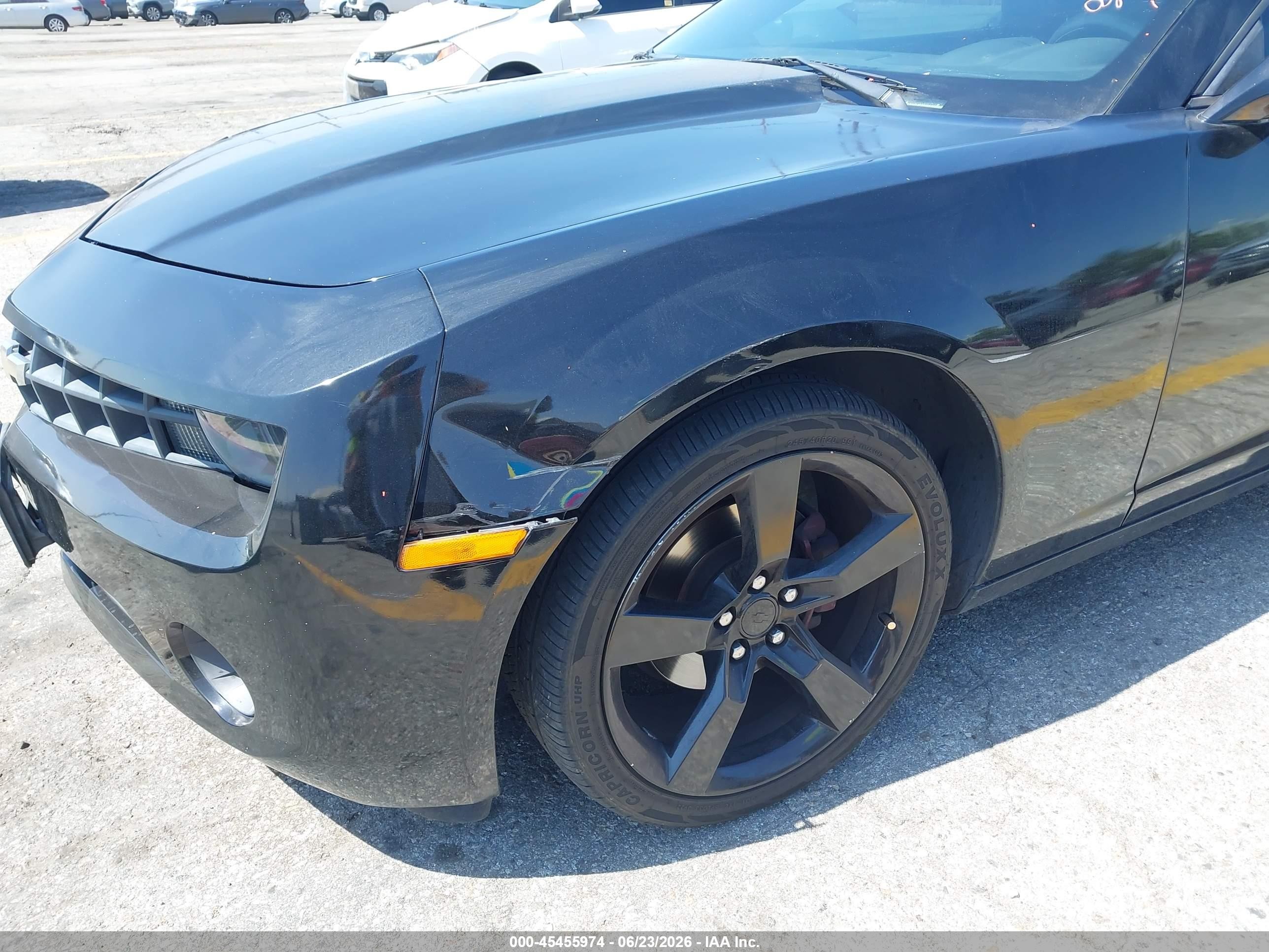 2010 Chevrolet Camaro 2lt Black vin: 2G1FC1EV3A9225914