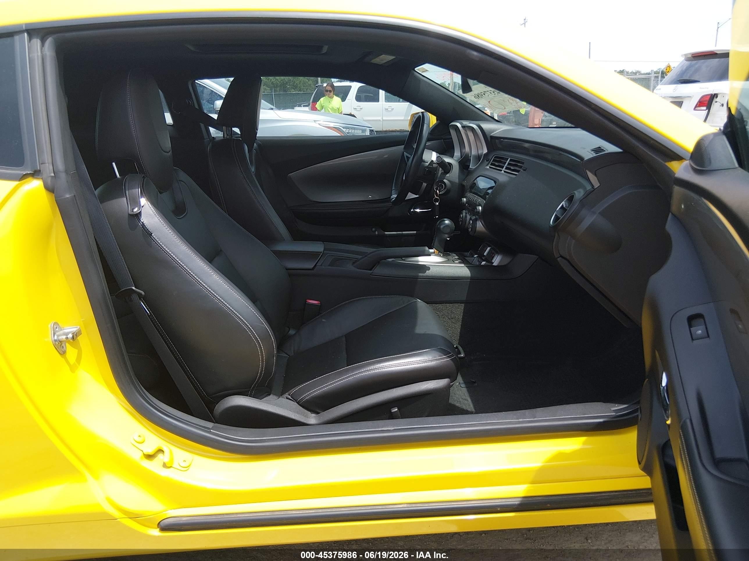 2010 Chevrolet Camaro 2lt Yellow vin: 2G1FC1EV4A9102333