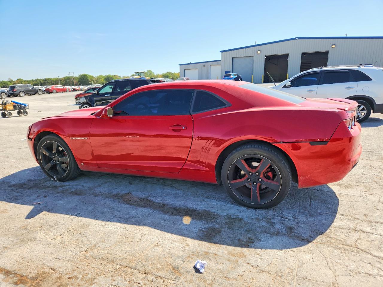 2010 Chevrolet Camaro Lt Red vin: 2G1FC1EV4A9140676