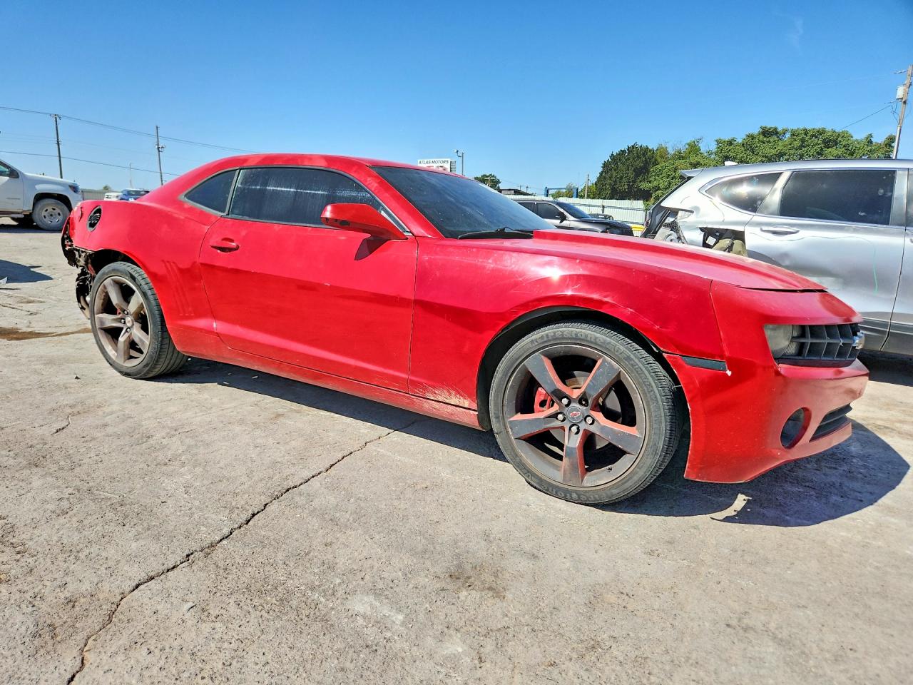 2010 Chevrolet Camaro Lt Red vin: 2G1FC1EV4A9140676