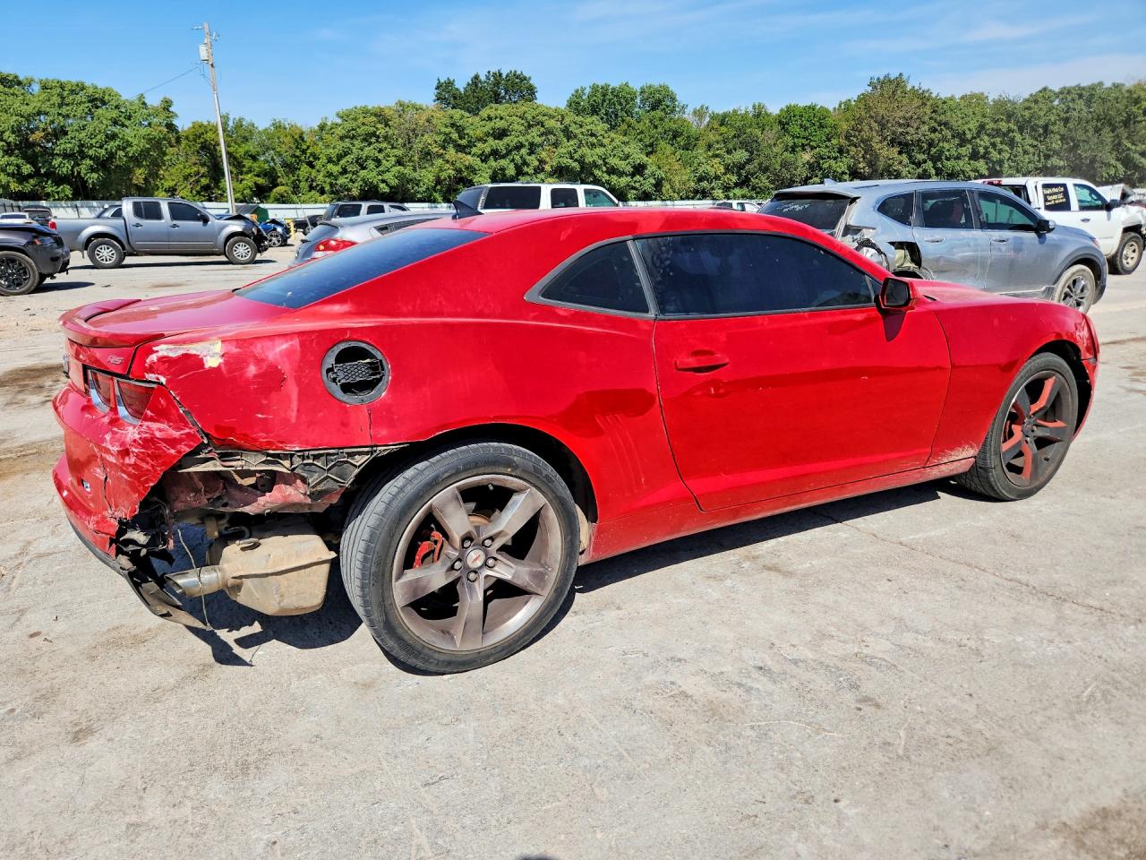 2010 Chevrolet Camaro Lt Red vin: 2G1FC1EV4A9140676