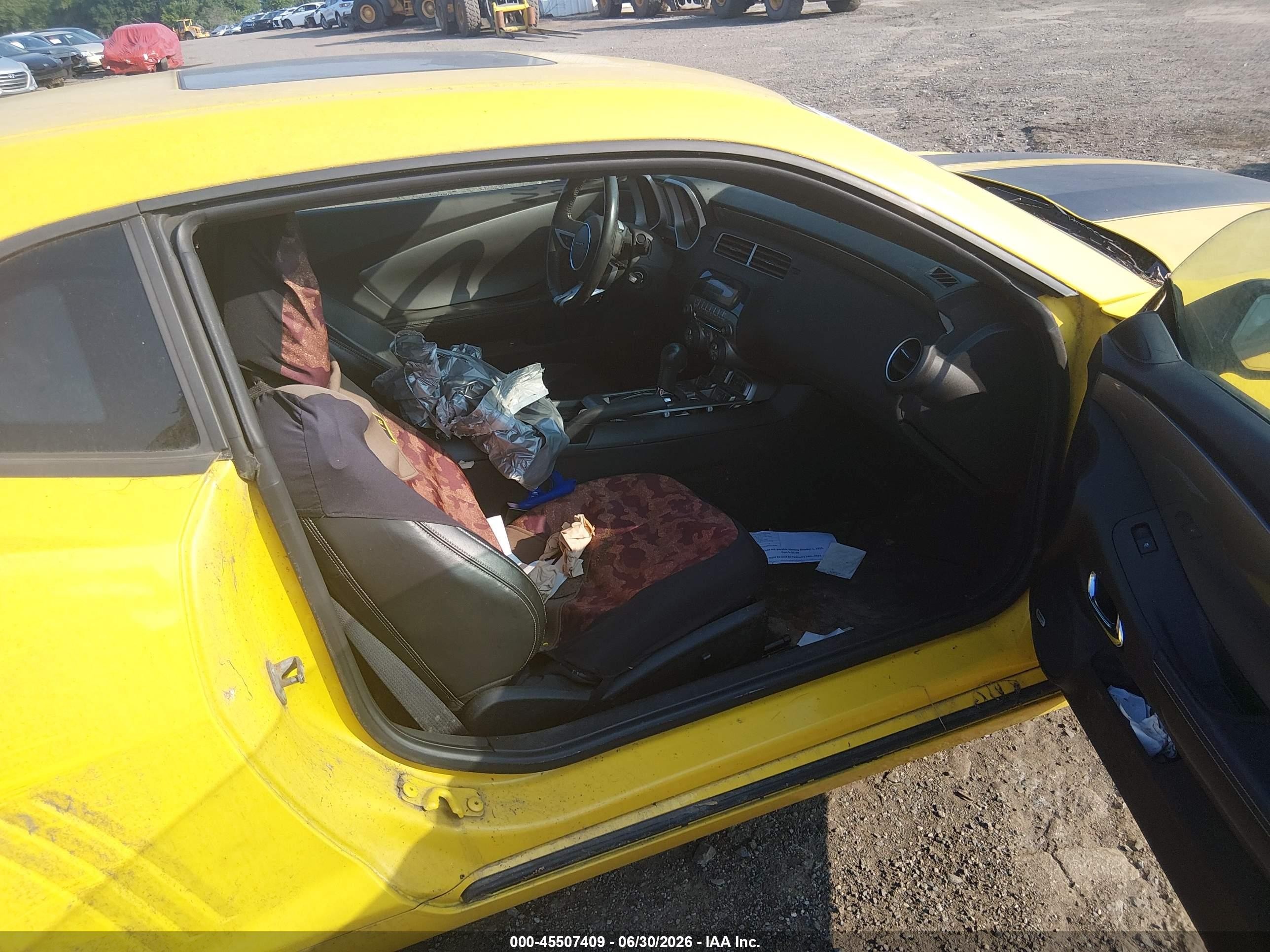 2010 Chevrolet Camaro 2lt Yellow vin: 2G1FC1EV4A9212055