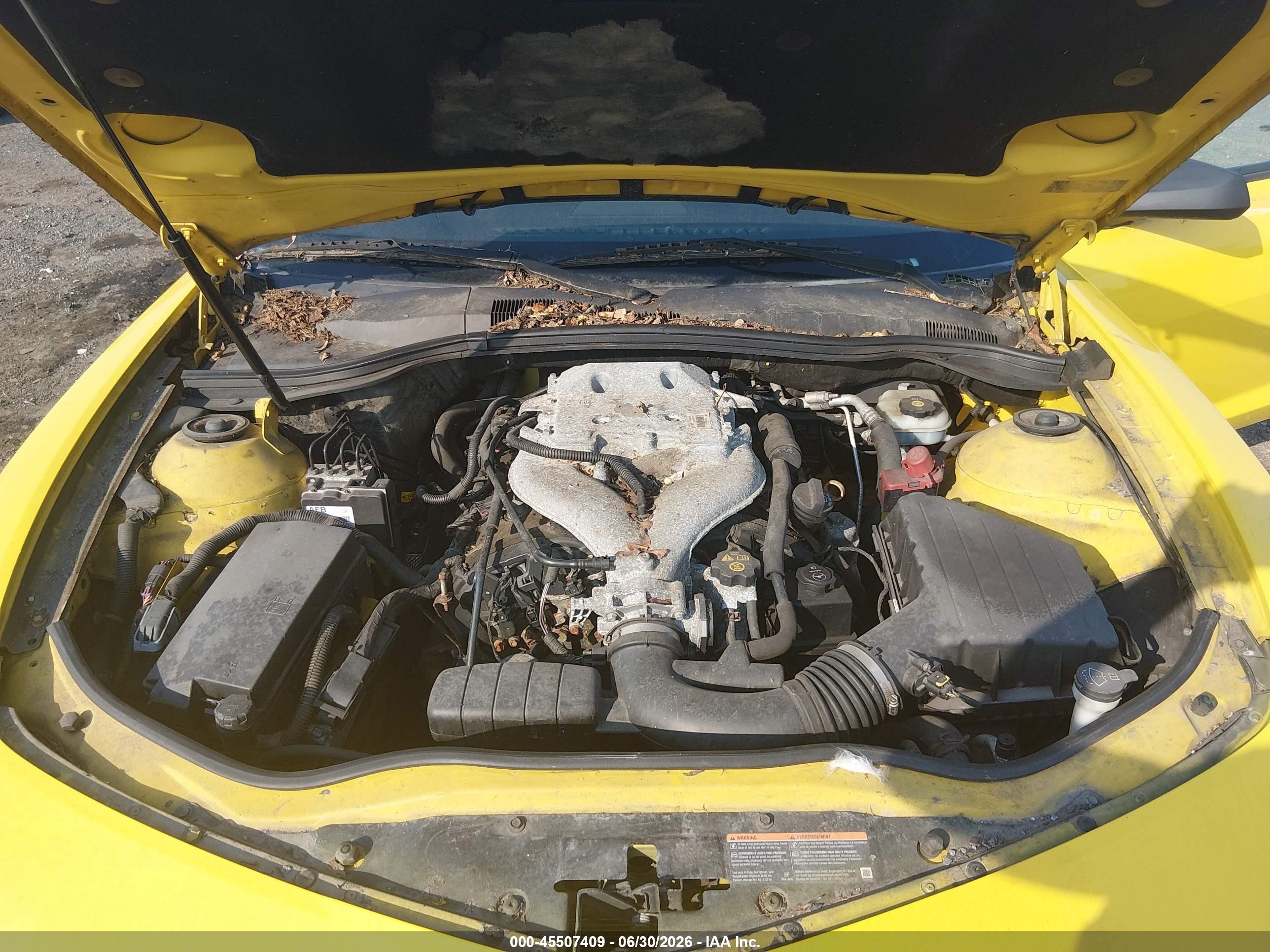 2010 Chevrolet Camaro 2lt Yellow vin: 2G1FC1EV4A9212055