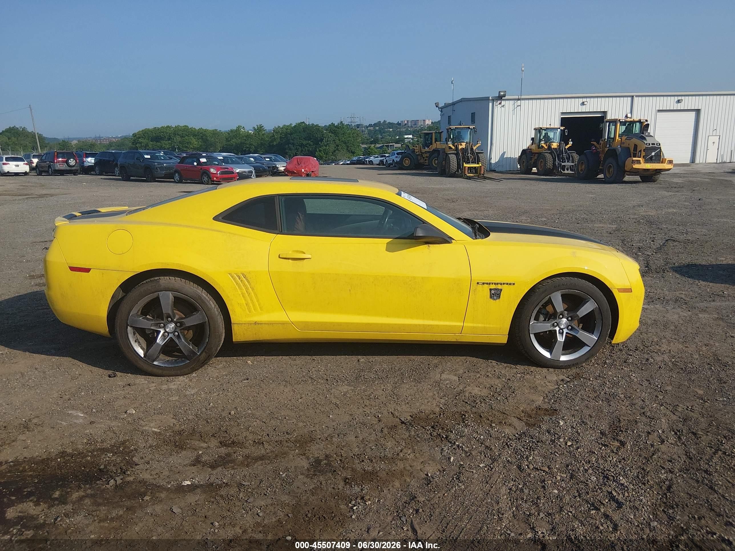 2010 Chevrolet Camaro 2lt Yellow vin: 2G1FC1EV4A9212055
