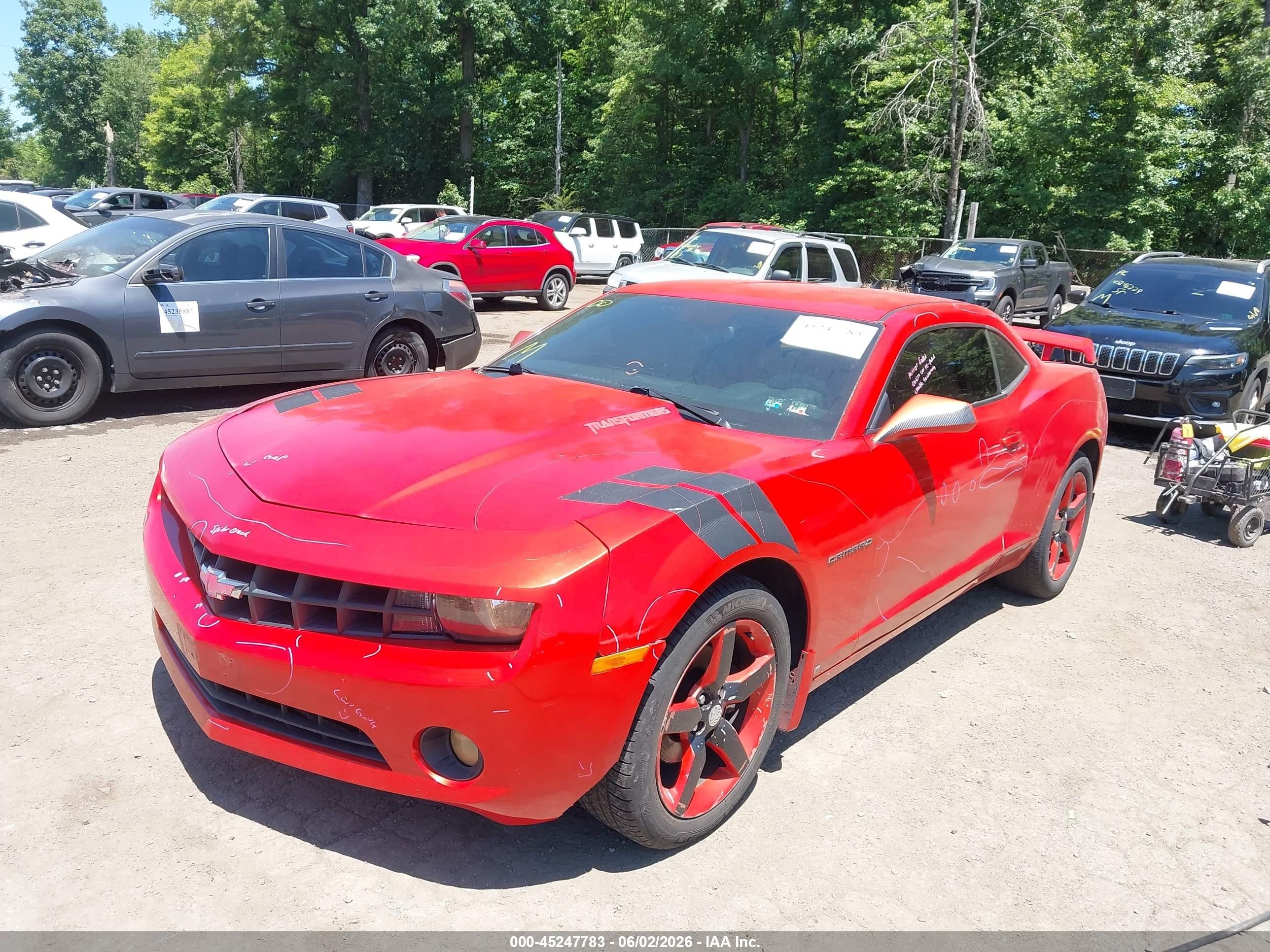 2010 Chevrolet Camaro 2lt Orange vin: 2G1FC1EV5A9140024