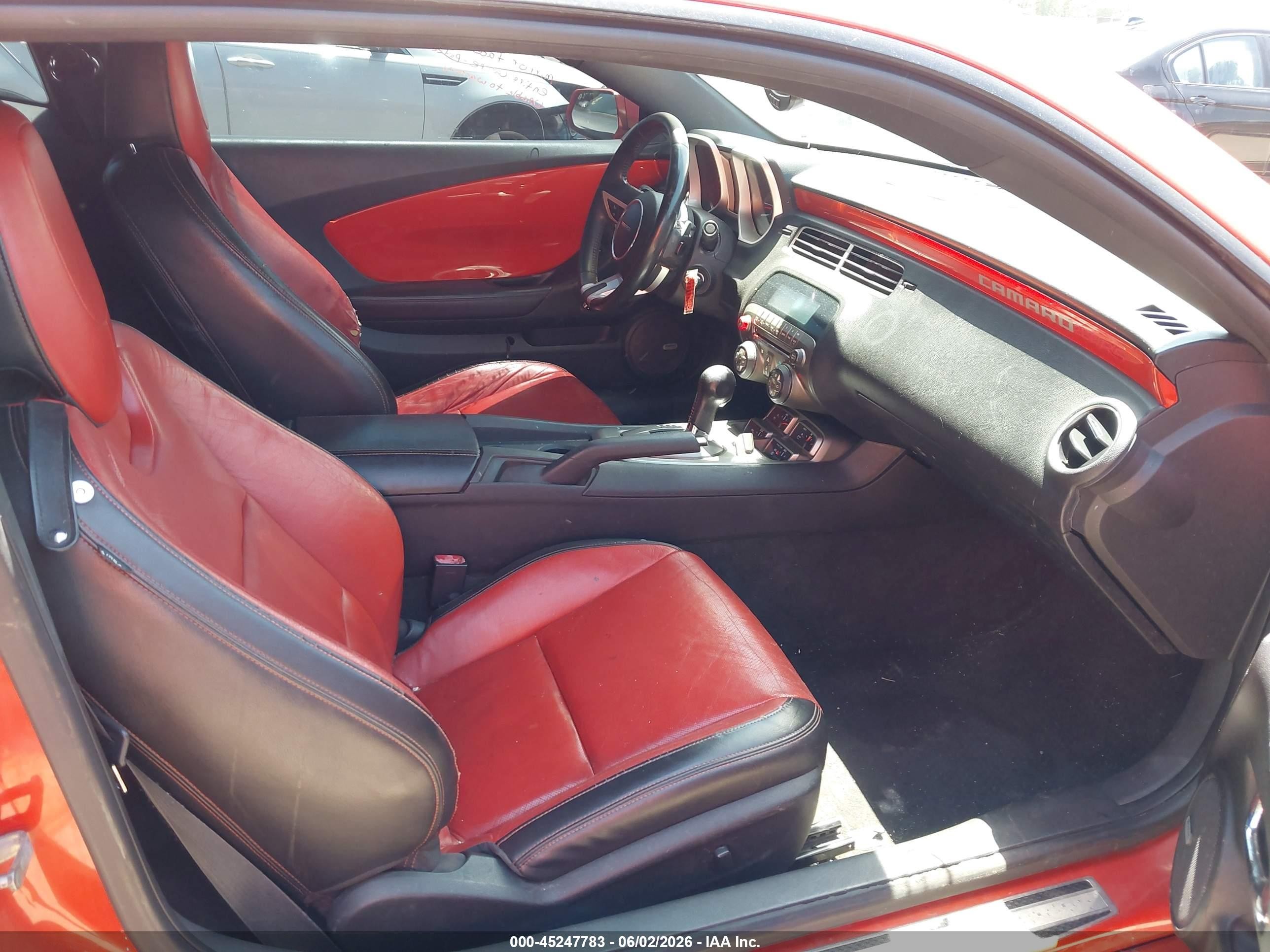 2010 Chevrolet Camaro 2lt Orange vin: 2G1FC1EV5A9140024
