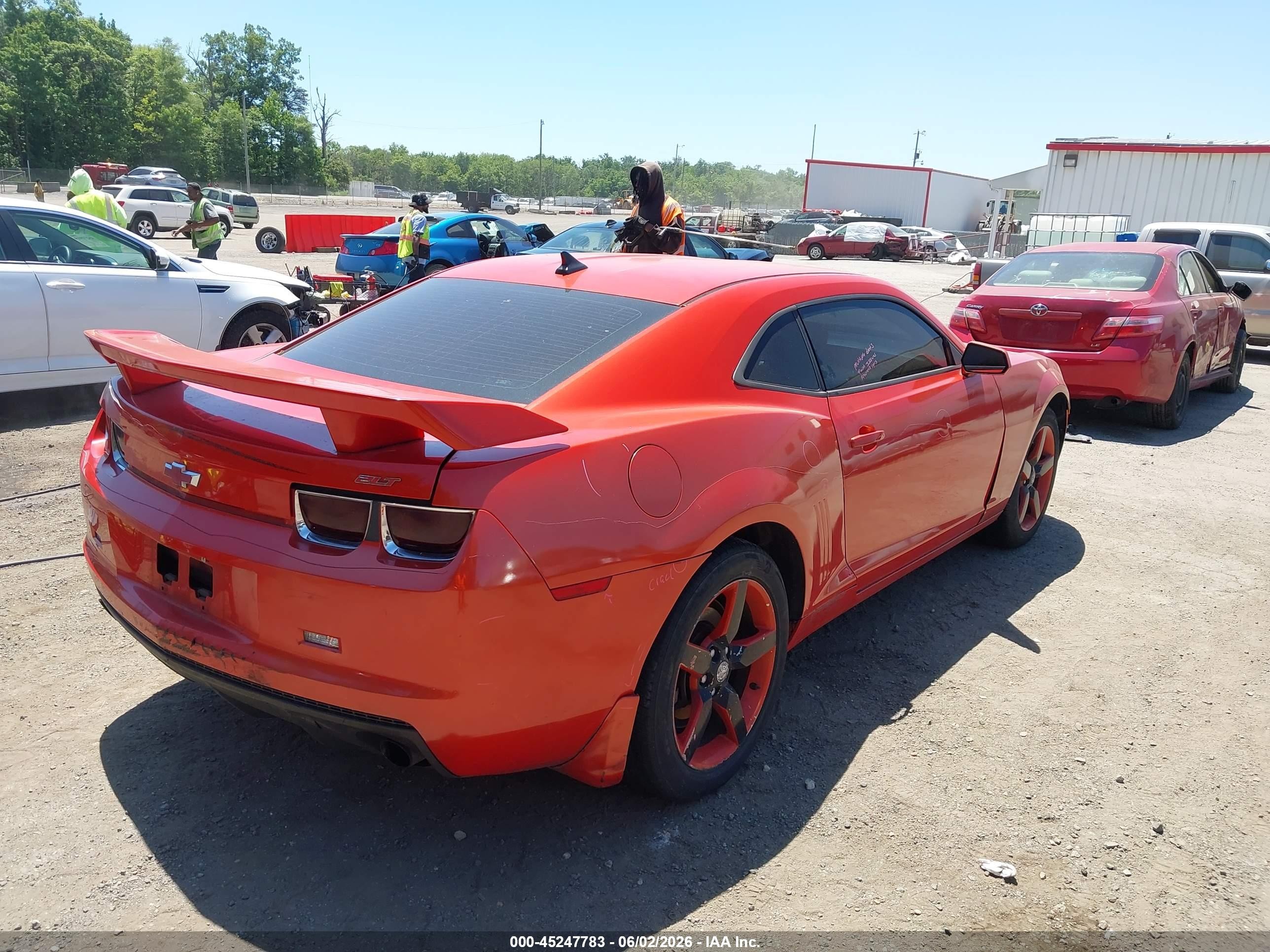 2010 Chevrolet Camaro 2lt Orange vin: 2G1FC1EV5A9140024