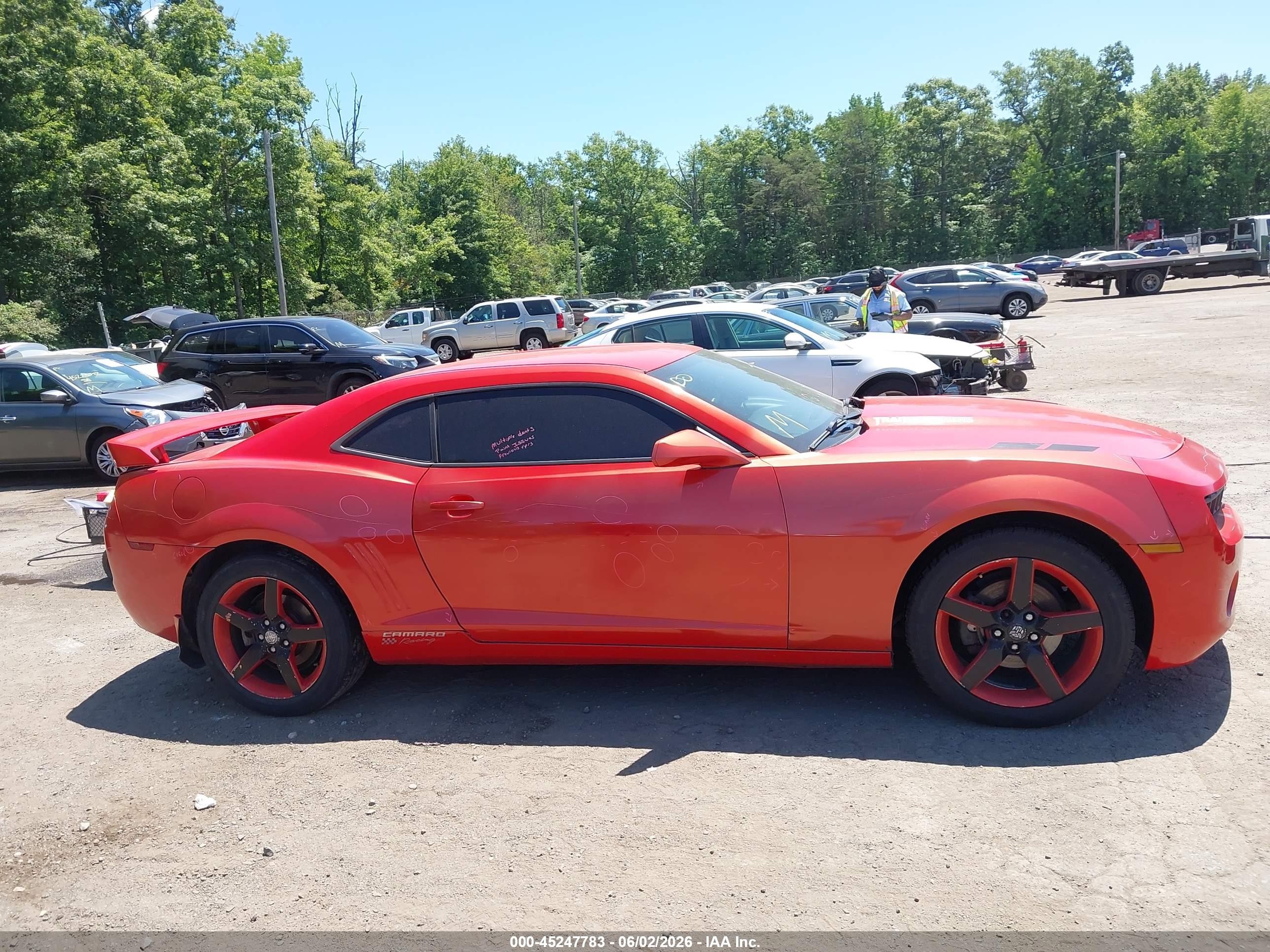 2010 Chevrolet Camaro 2lt Orange vin: 2G1FC1EV5A9140024