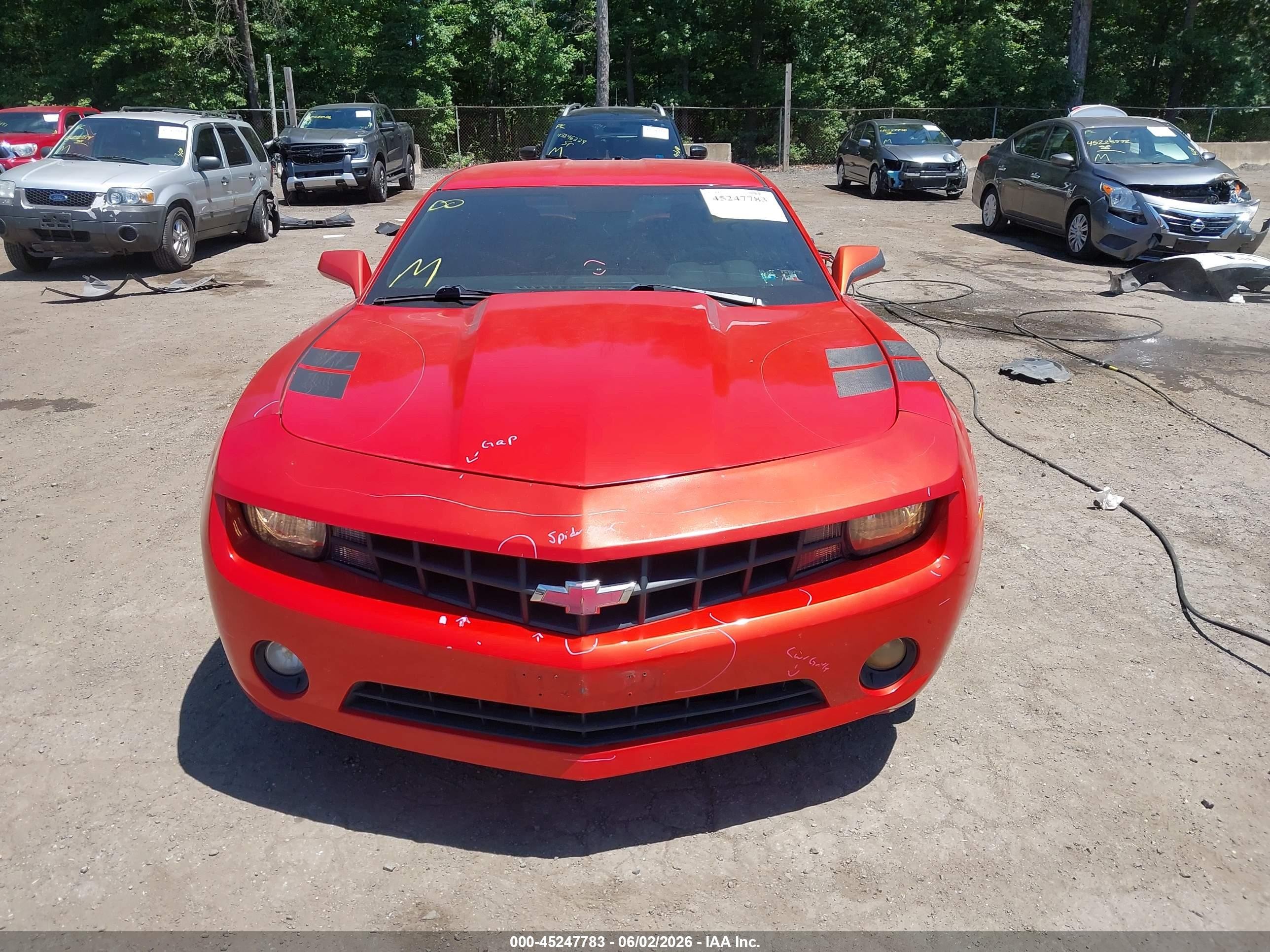 2010 Chevrolet Camaro 2lt Orange vin: 2G1FC1EV5A9140024