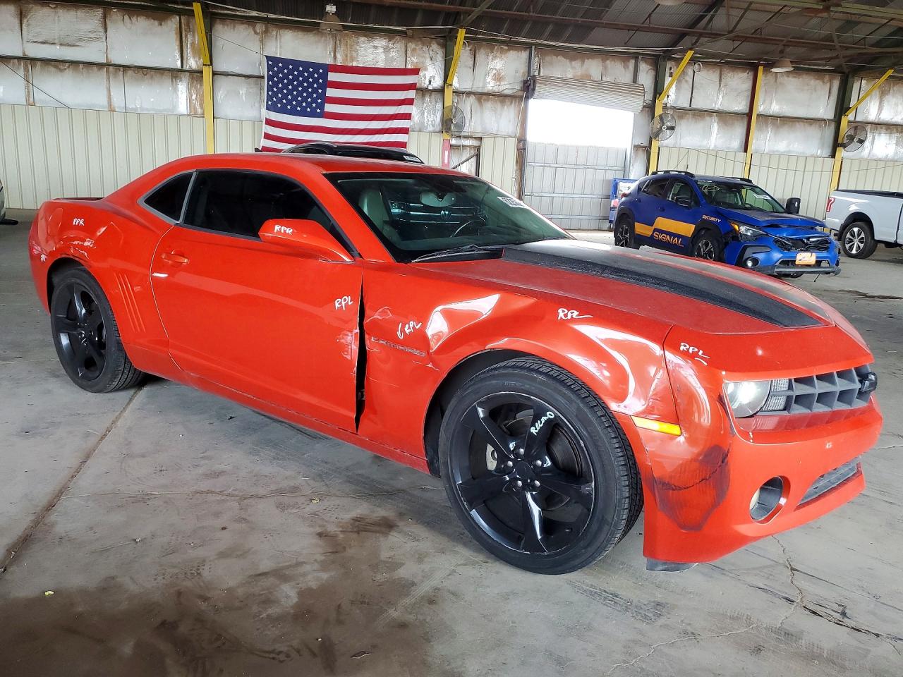 2010 Chevrolet Camaro Lt Orange vin: 2G1FC1EV6A9167913