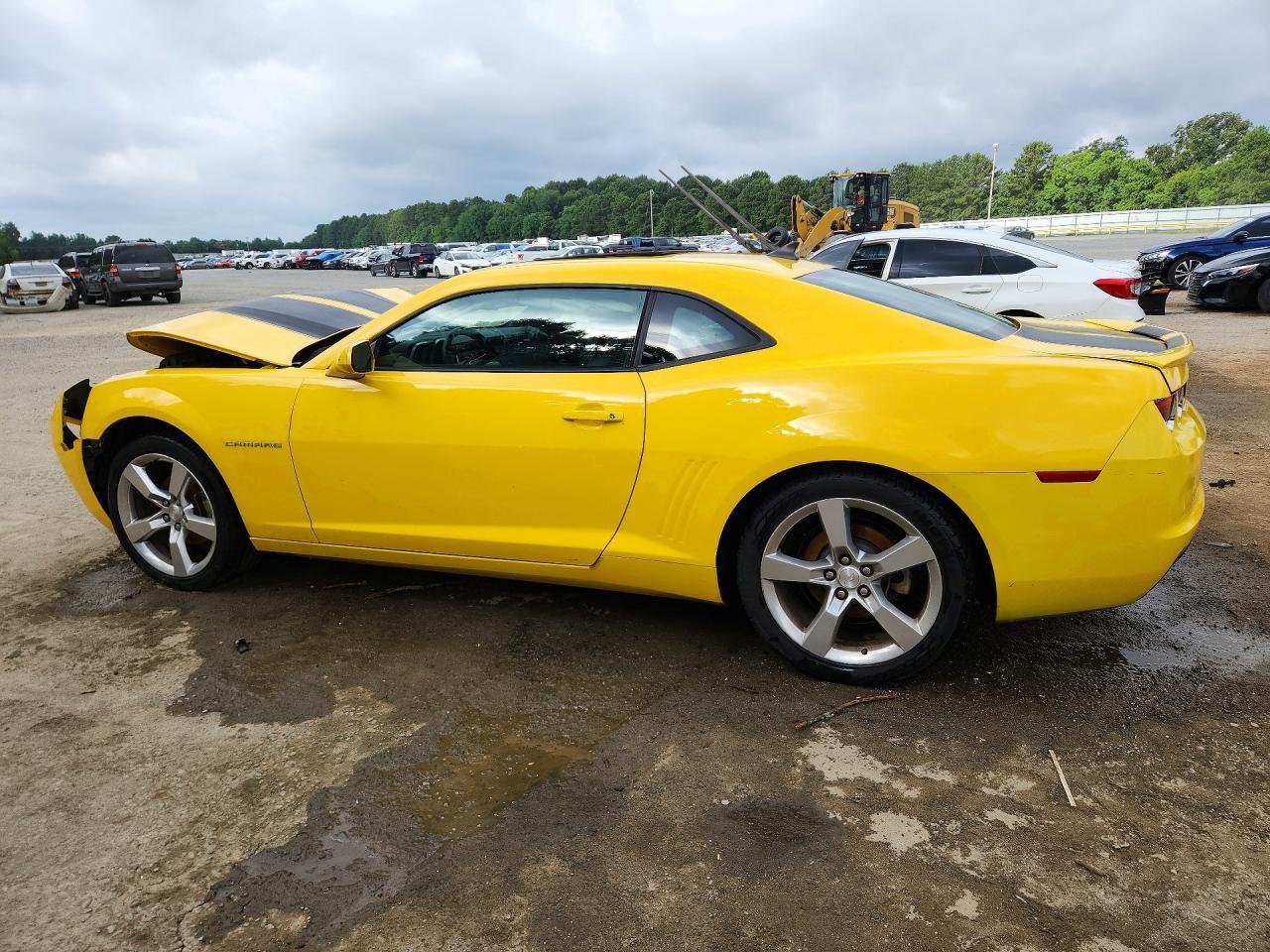 2010 Chevrolet Camaro Lt Yellow vin: 2G1FC1EV6A9217113