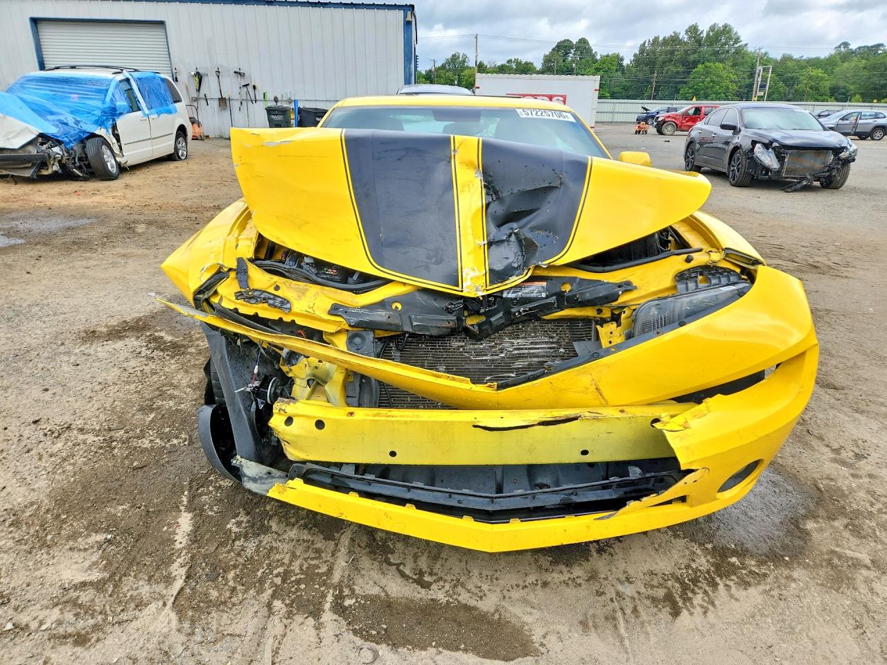 2010 Chevrolet Camaro Lt Yellow vin: 2G1FC1EV6A9217113