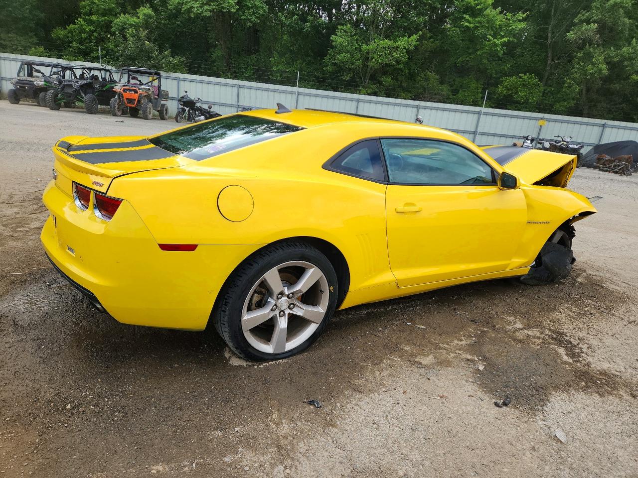 2010 Chevrolet Camaro Lt Yellow vin: 2G1FC1EV6A9217113