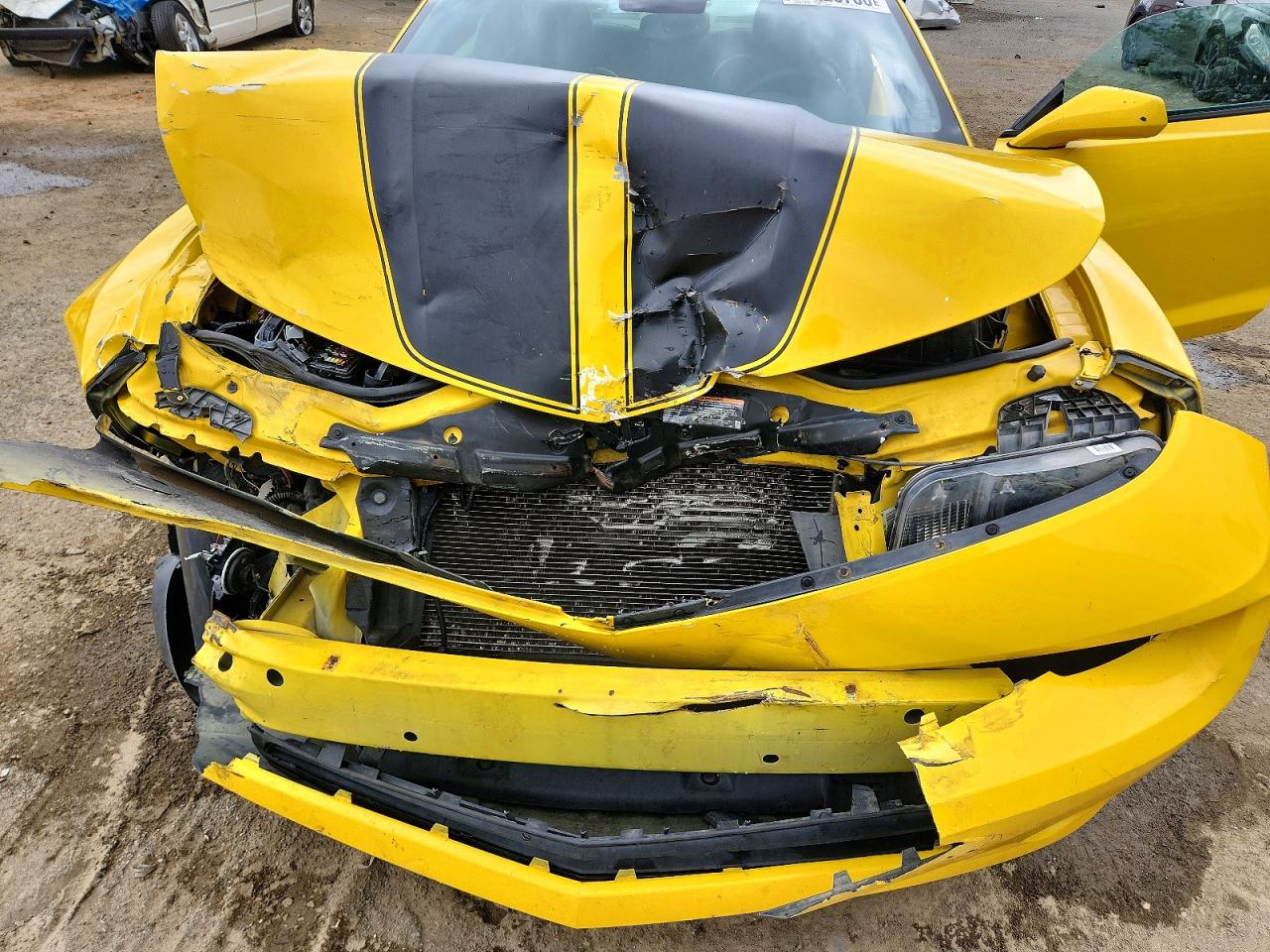 2010 Chevrolet Camaro Lt Yellow vin: 2G1FC1EV6A9217113
