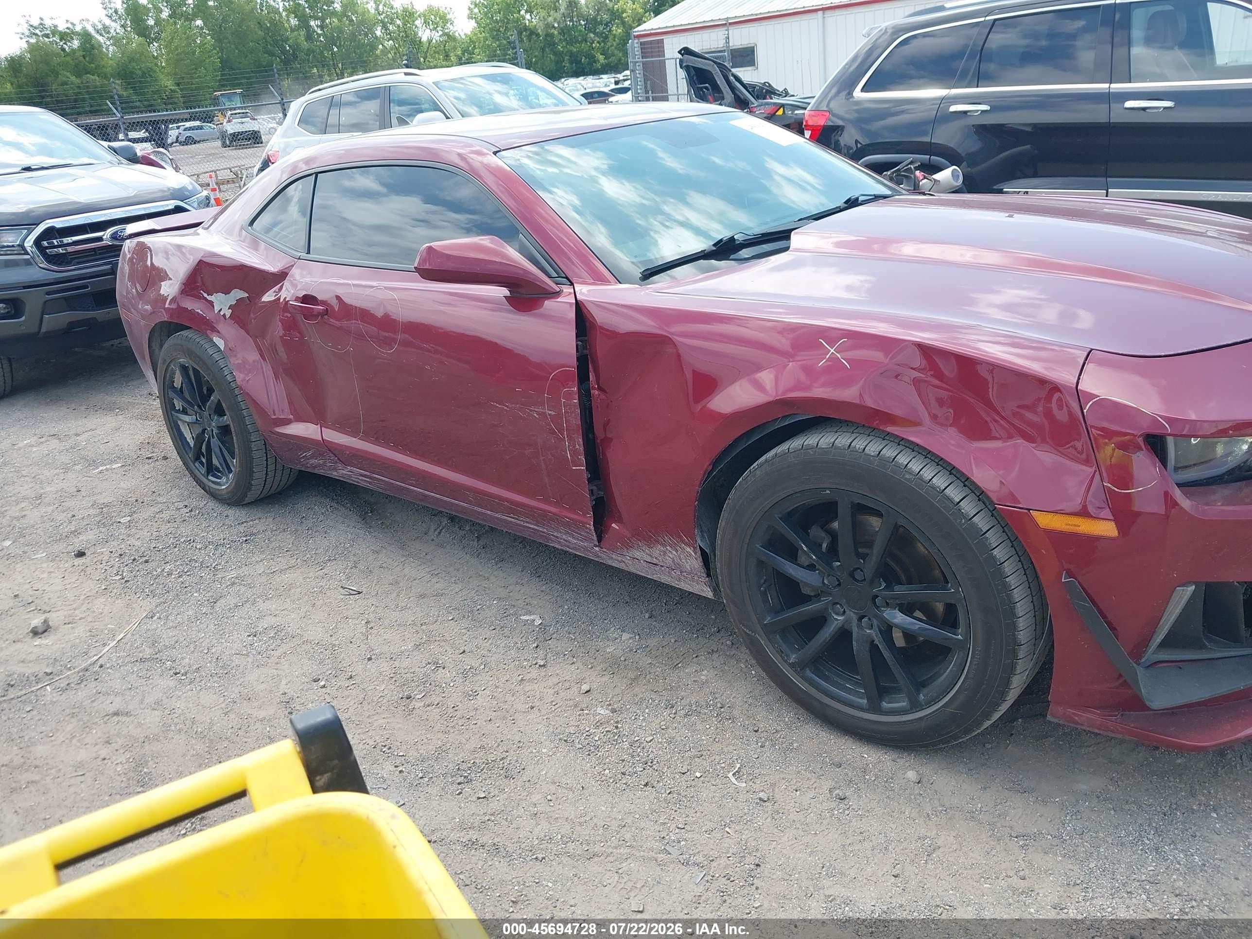 2010 Chevrolet Camaro 2lt Burgundy vin: 2G1FC1EV7A9110216