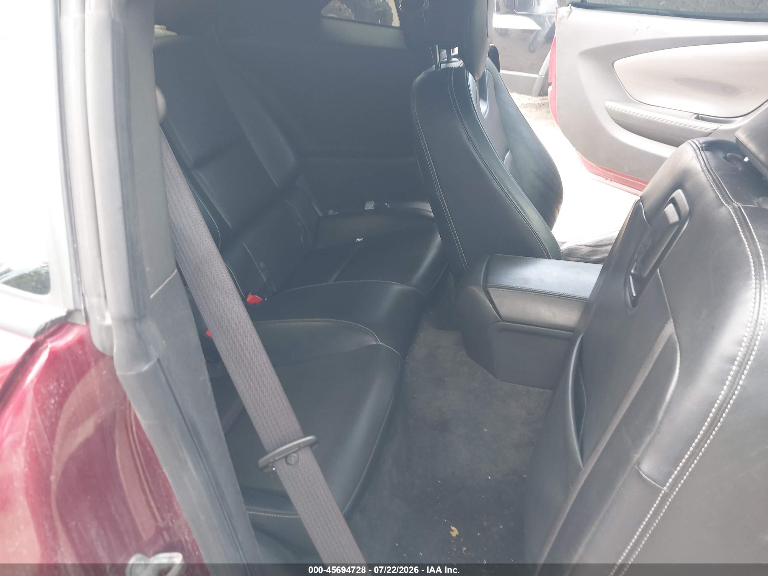2010 Chevrolet Camaro 2lt Burgundy vin: 2G1FC1EV7A9110216
